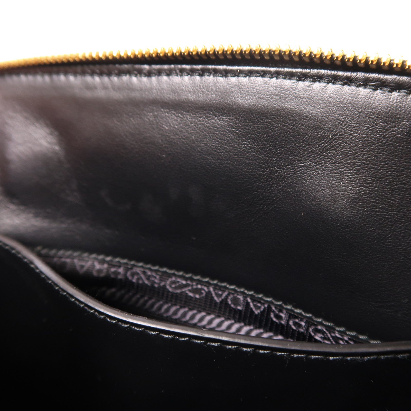 PRADA 牛皮皮革Shoulder Bag金扣手挽肩背兩用袋