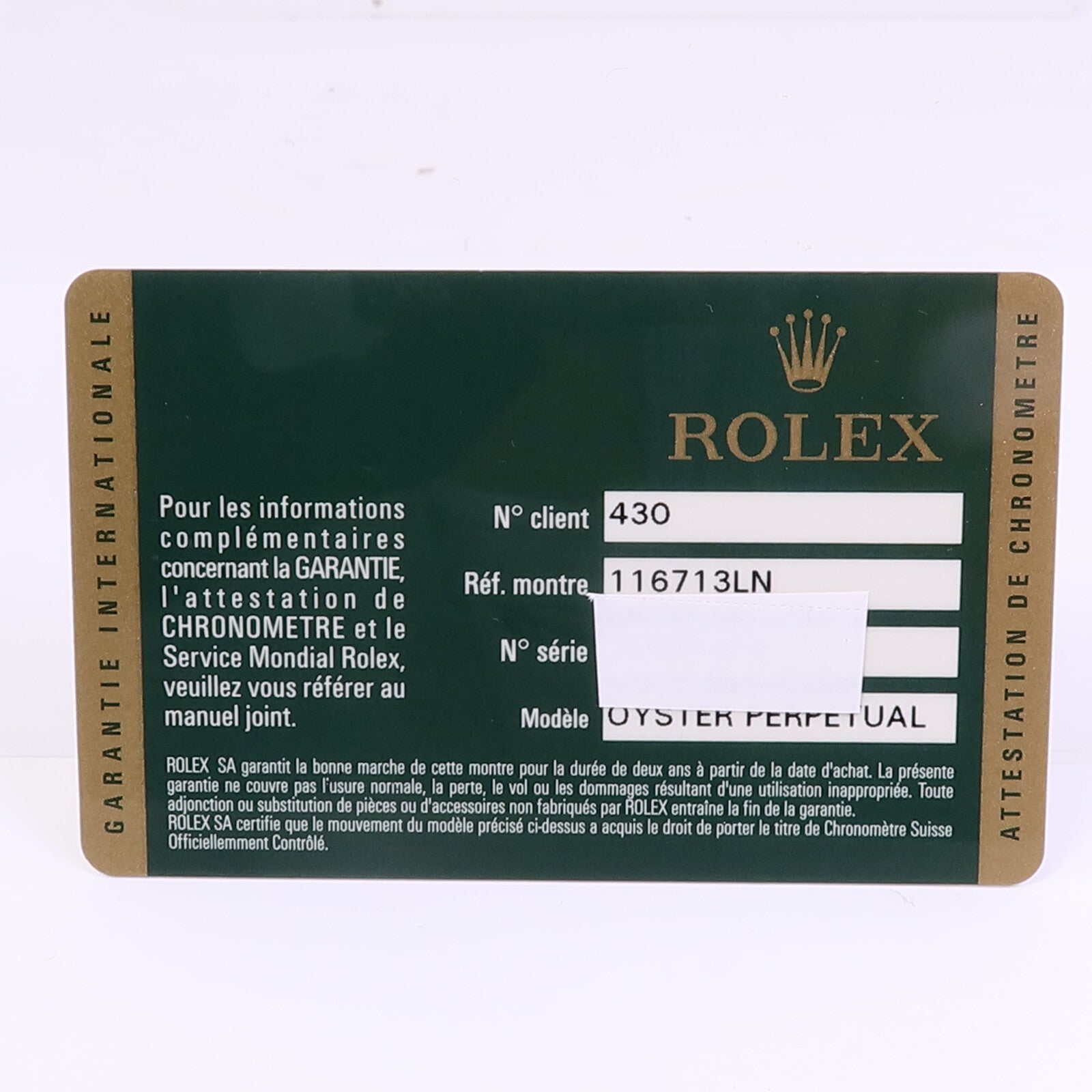 ROLEX GMT-Master II 116713LN