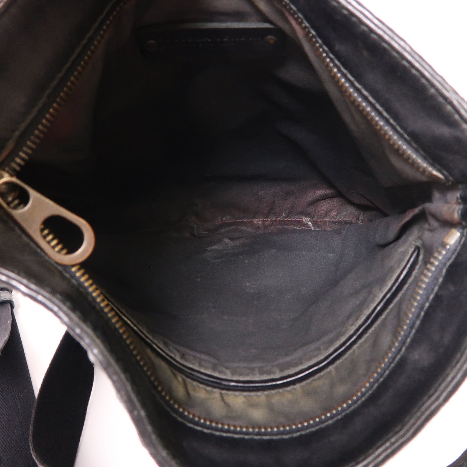 BOTTEGA VENETA 織紋皮革Shoulder Bag肩背袋黑色