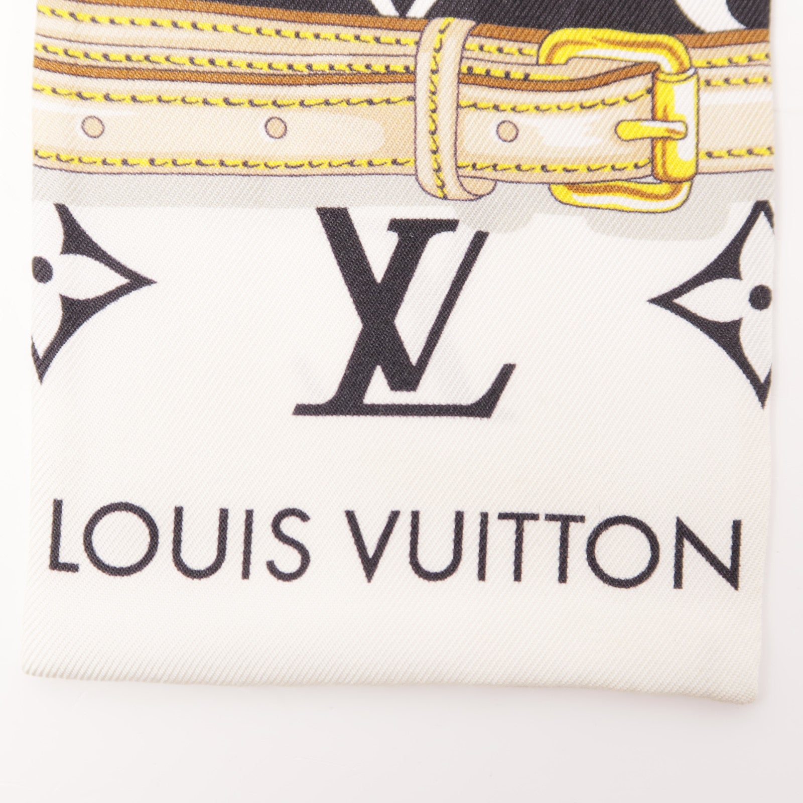 LOUIS VUITTON 絲質Monogram Confidential Bandeau Scarf絲巾