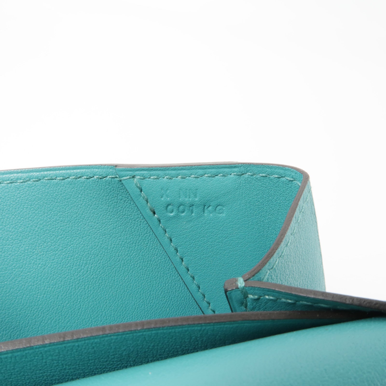 HERMES PHW Tutti Frutti Wallet Pouch Veau Swift Leather Green Yellow