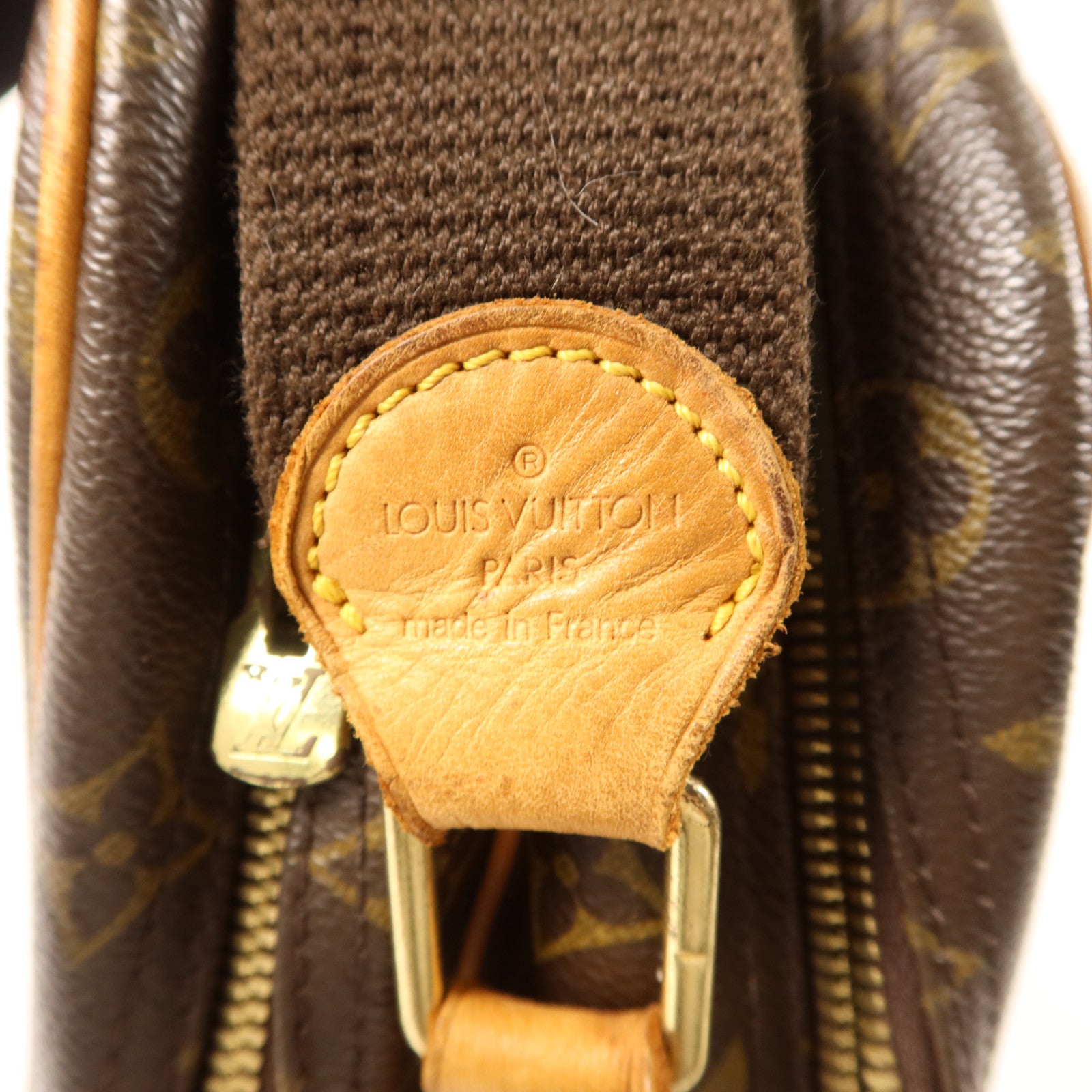 LOUIS VUITTON Monogram Reporter GM金扣肩背袋