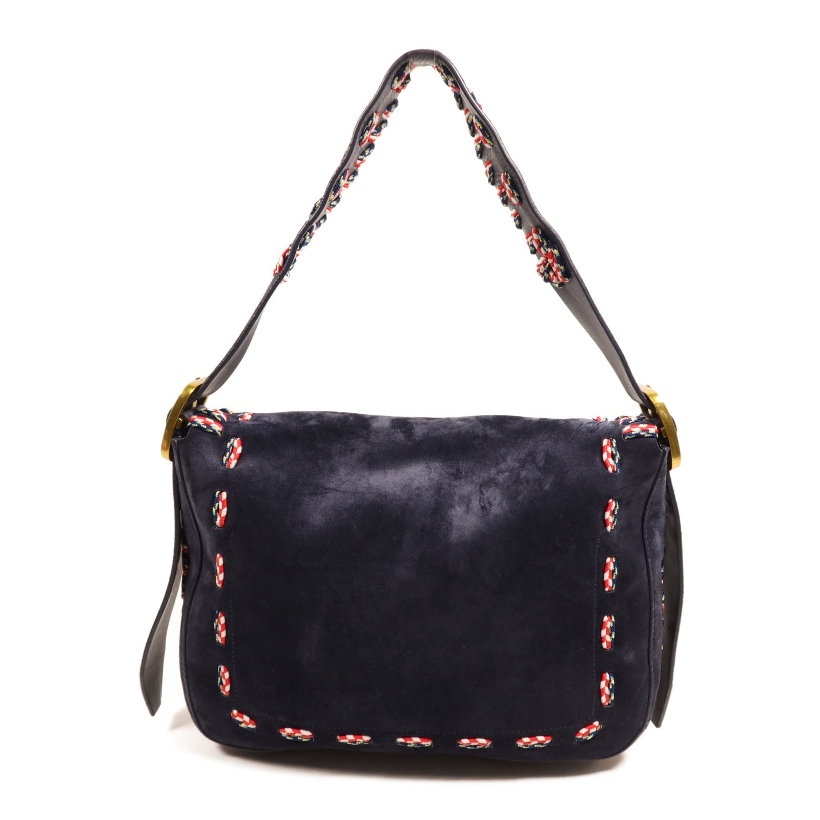 皮革Shoulder Bag金扣肩背袋