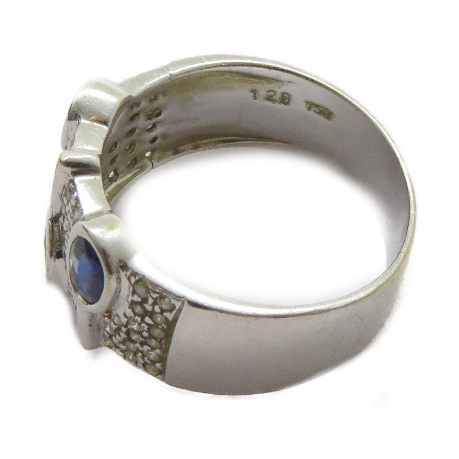 JEWELRY 【激減優惠】18K白金Diamond Ring鑽石戒指US#8