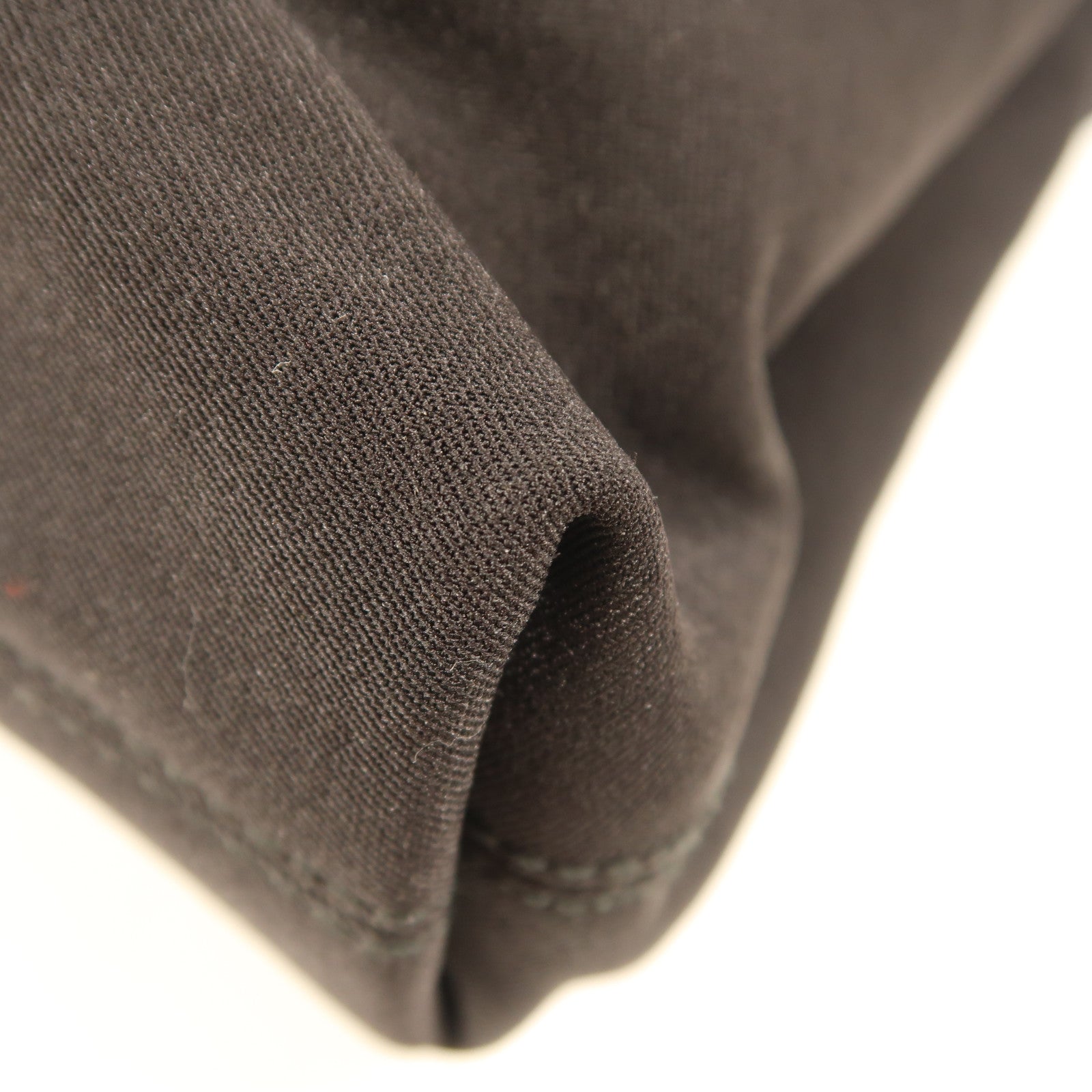 Salvatore Ferragamo 帆布/皮革Shoulder Bag銀扣肩背袋