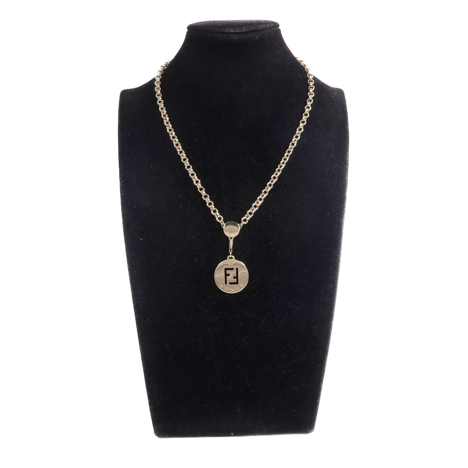 FENDI 金屬Identification Pendant項鍊