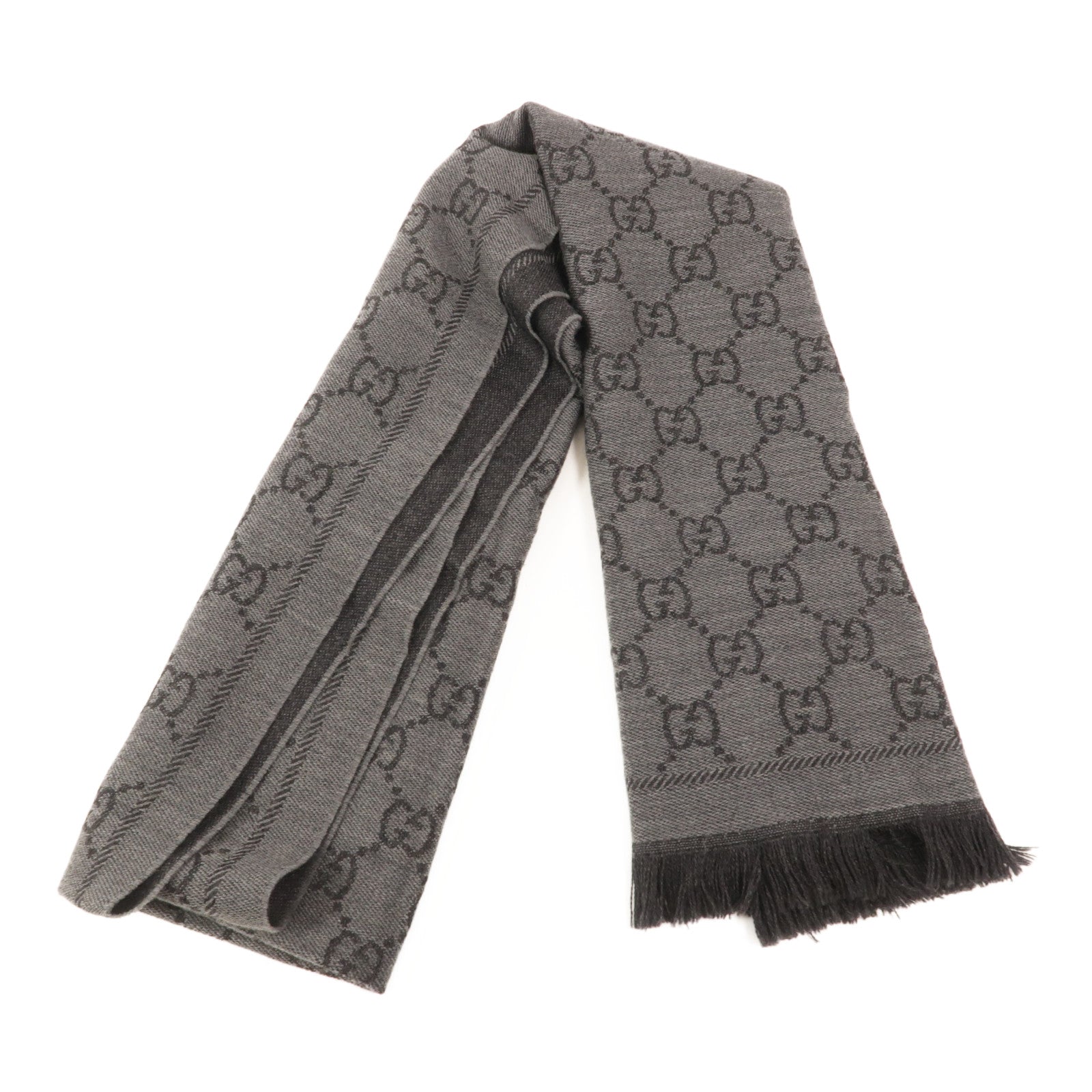 GUCCI 羊毛Scarf 48X180cm圍巾