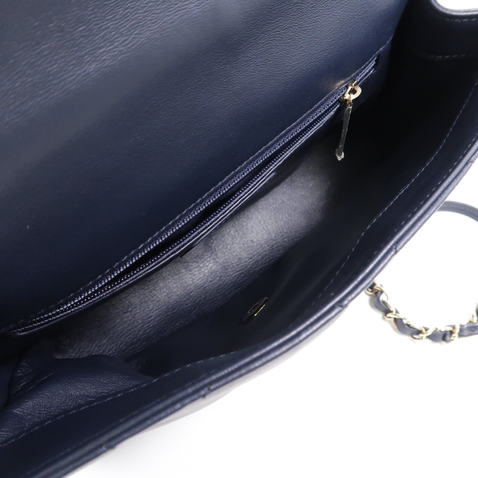 CHANEL 羊皮皮革Top Handle Flap手挽肩背兩用袋