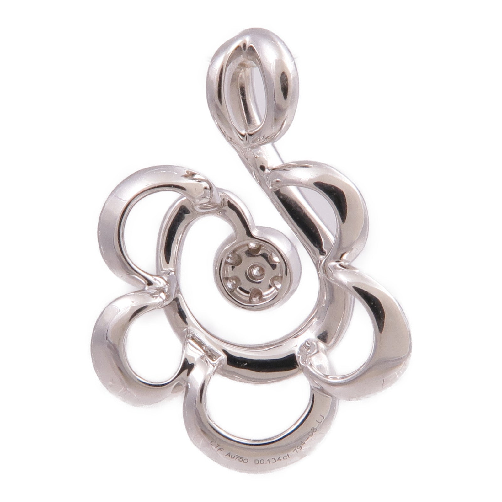 JEWELRY 【激減優惠】18K白金Diamond Pendant鑽石吊墜