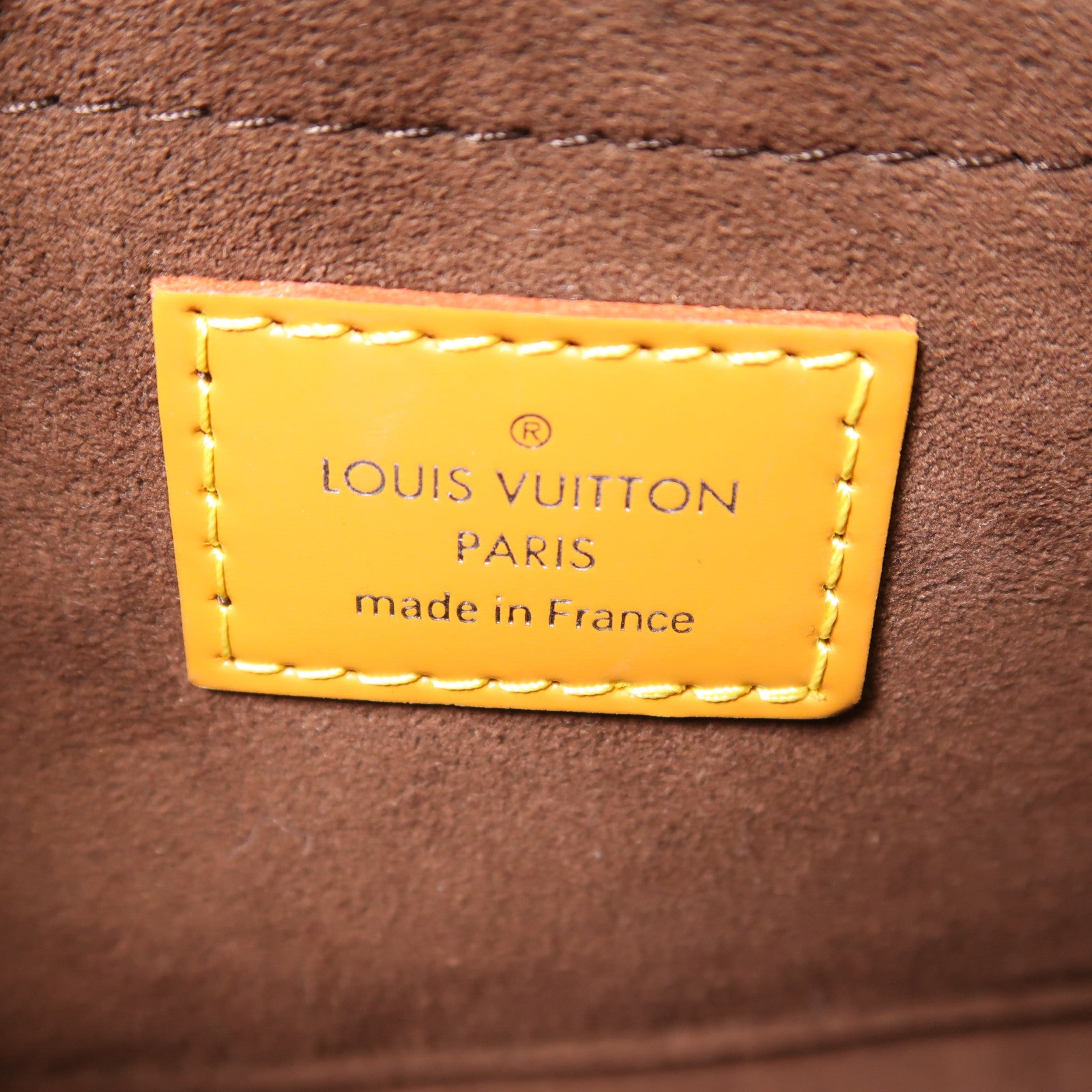 LOUIS VUITTON Epi Cluny Mini銀扣手挽肩背兩用袋啡色
