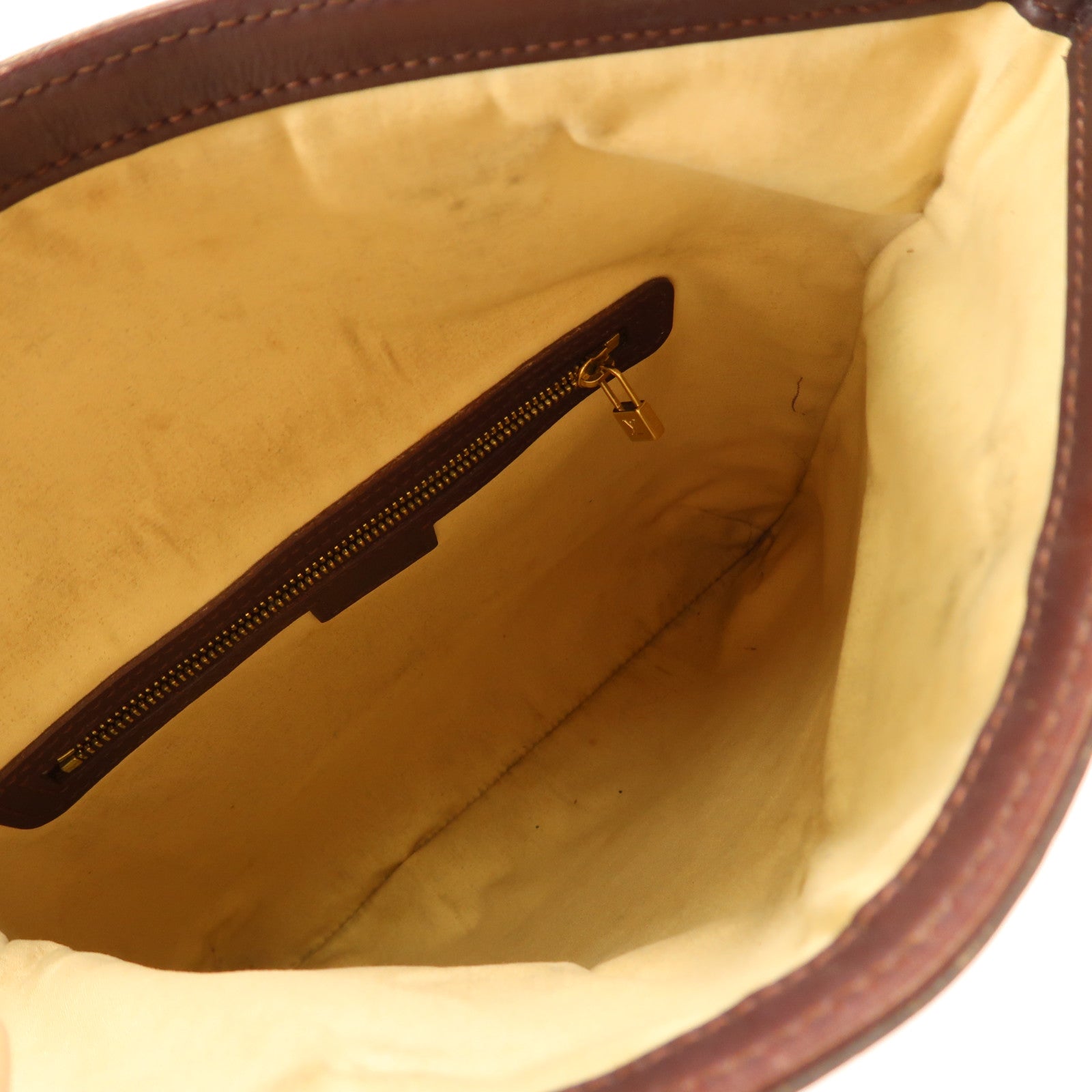 LOUIS VUITTON Monogram Mini Framcoise金扣手挽袋