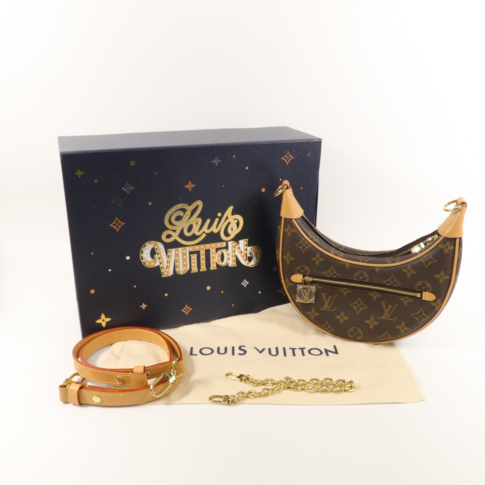 LOUIS VUITTON Monogram Loop手挽肩背兩用袋