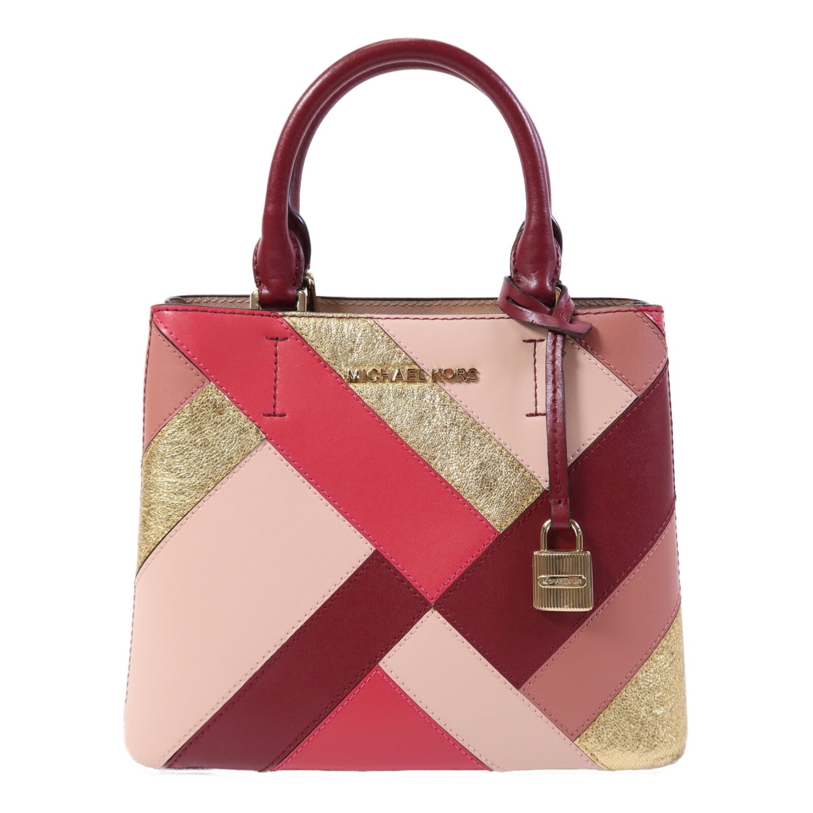 Michael Kors 皮革Hand Bag金扣手挽袋