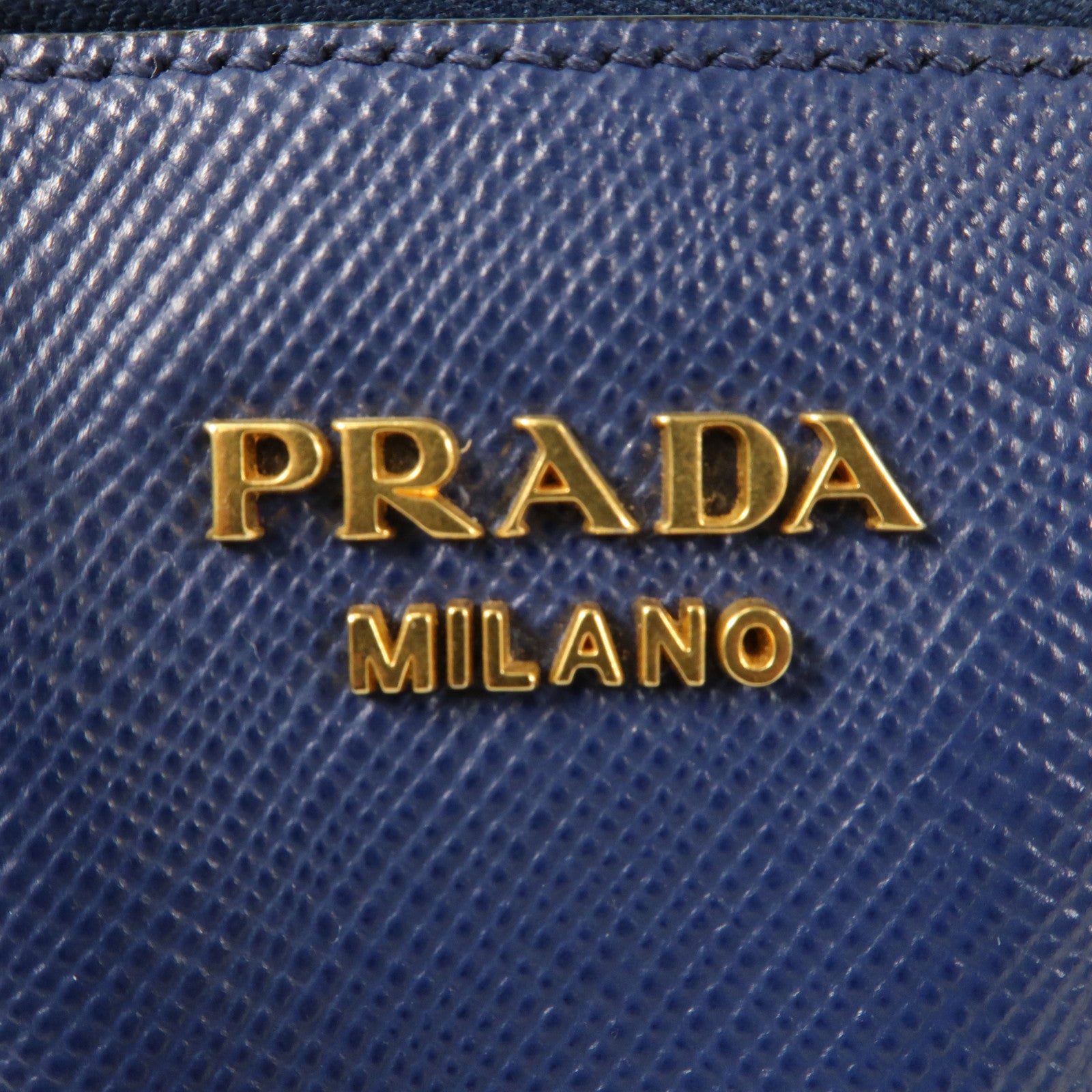 PRADA 牛皮皮革2way Shoulder金扣手挽肩背兩用袋