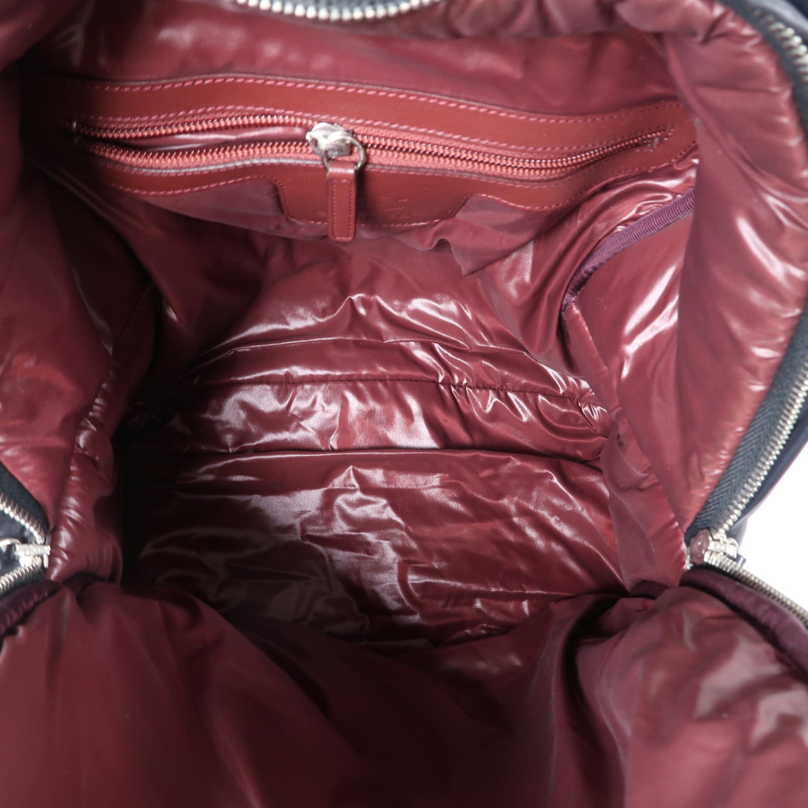 CHANEL 菱格尼龍Coco Cocoon Backpack銀扣背包黑色