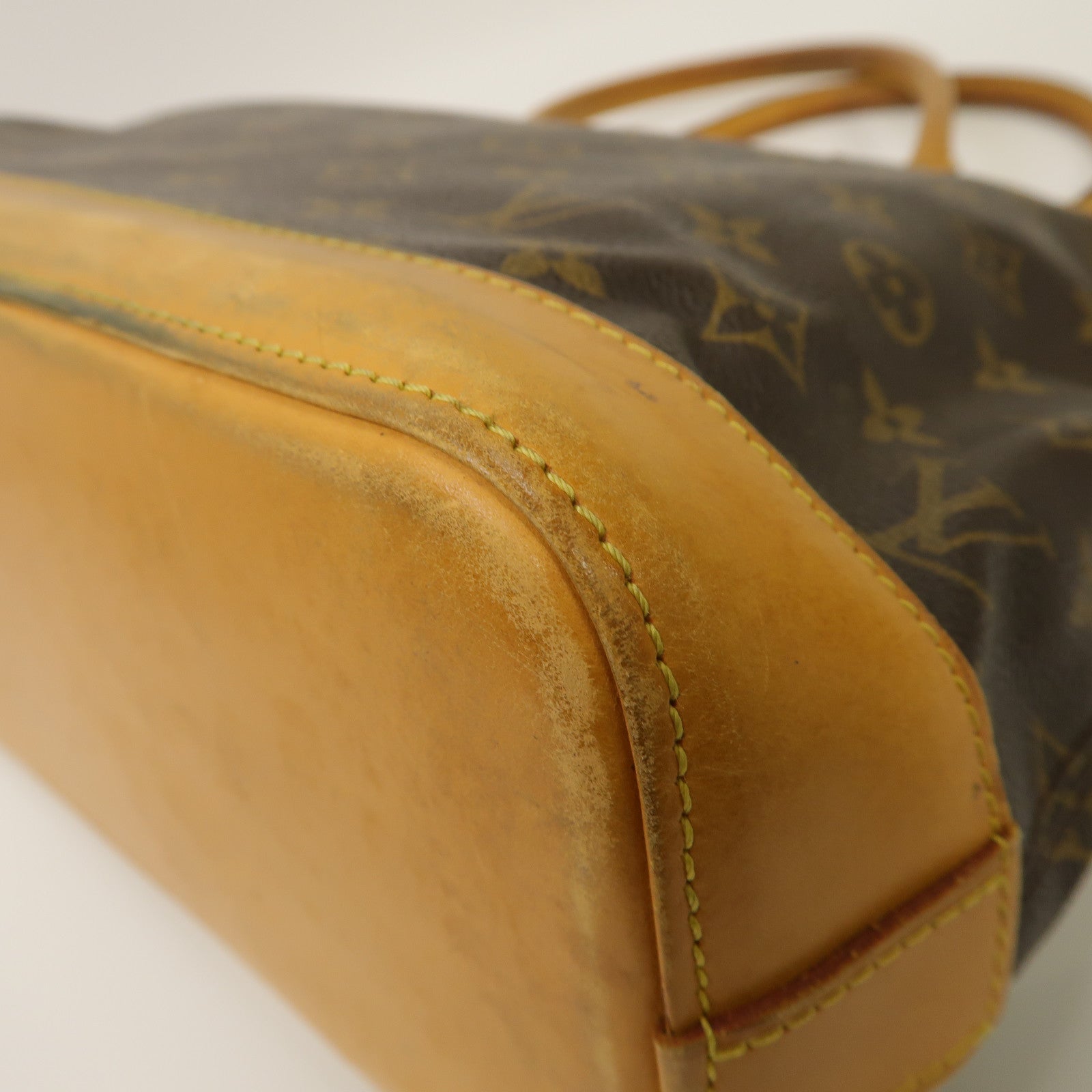 LOUIS VUITTON 【激減優惠】Monogram Lockit Horizontal金扣手挽袋啡色