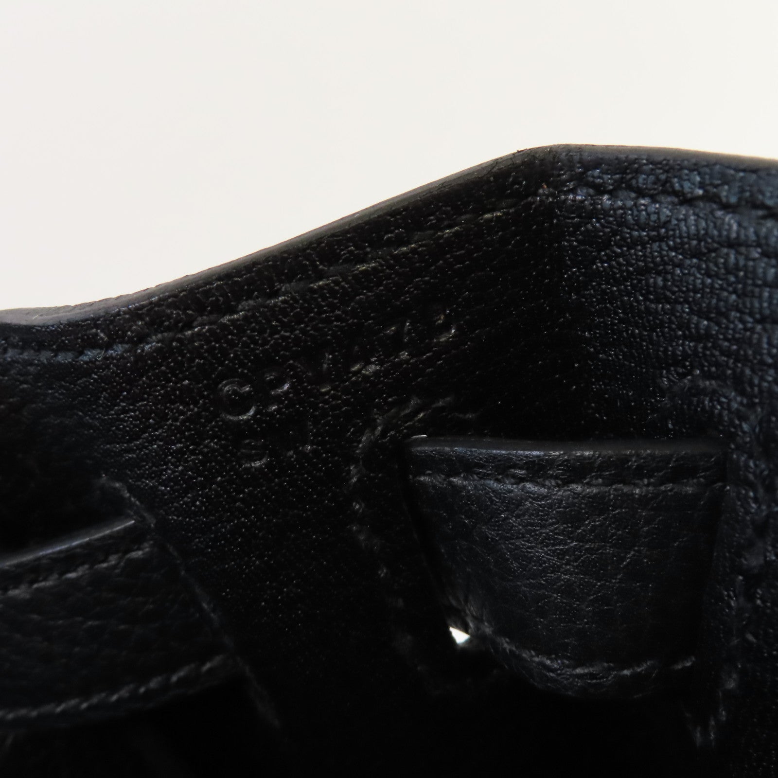 HERMES 【激減優惠】Clemence皮革Kelly 28 2Way Shoulder Bag金扣手挽肩背兩用袋89 Noir黑色