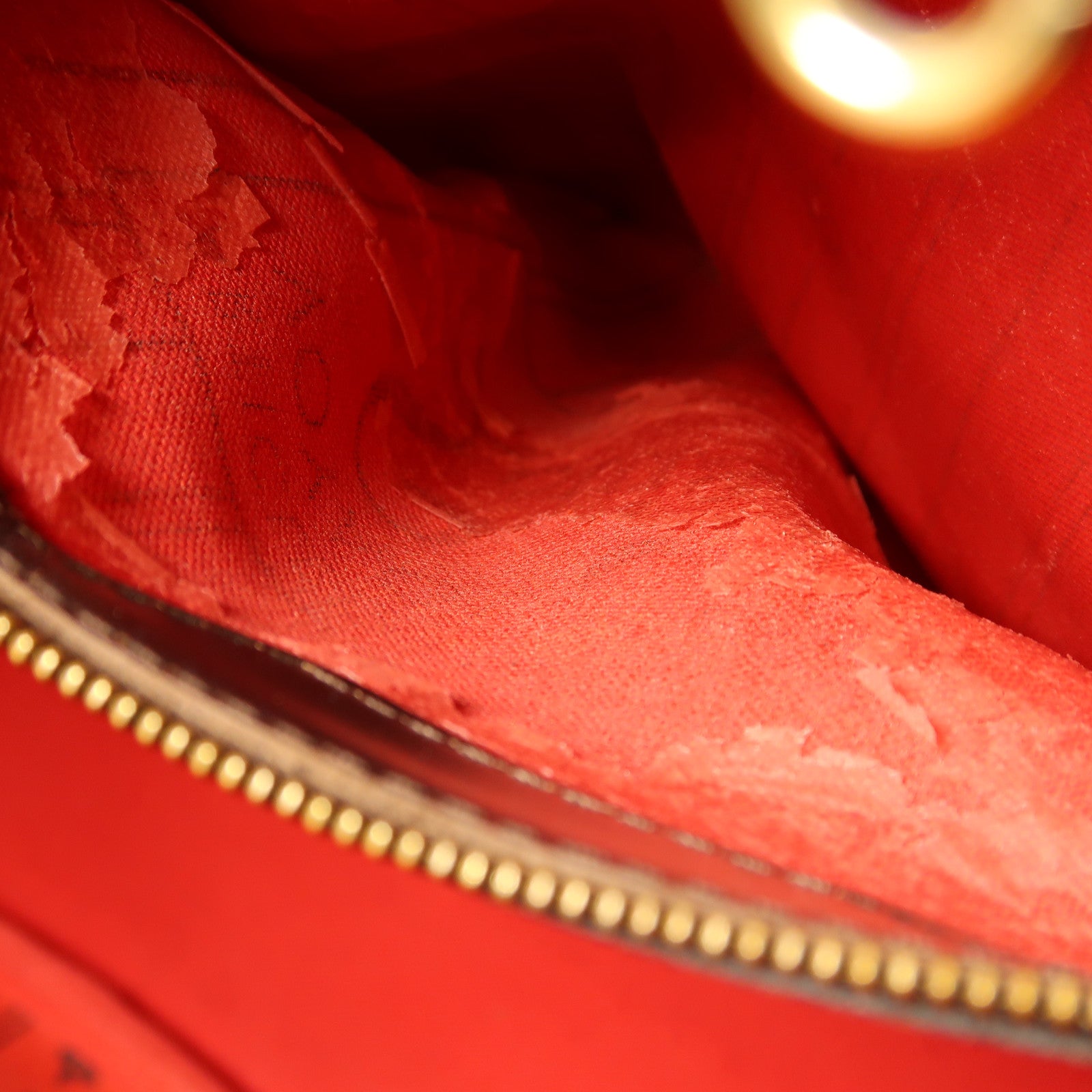 LOUIS VUITTON 【激減優惠】Damier Neverfull MM金扣手挽袋棕色