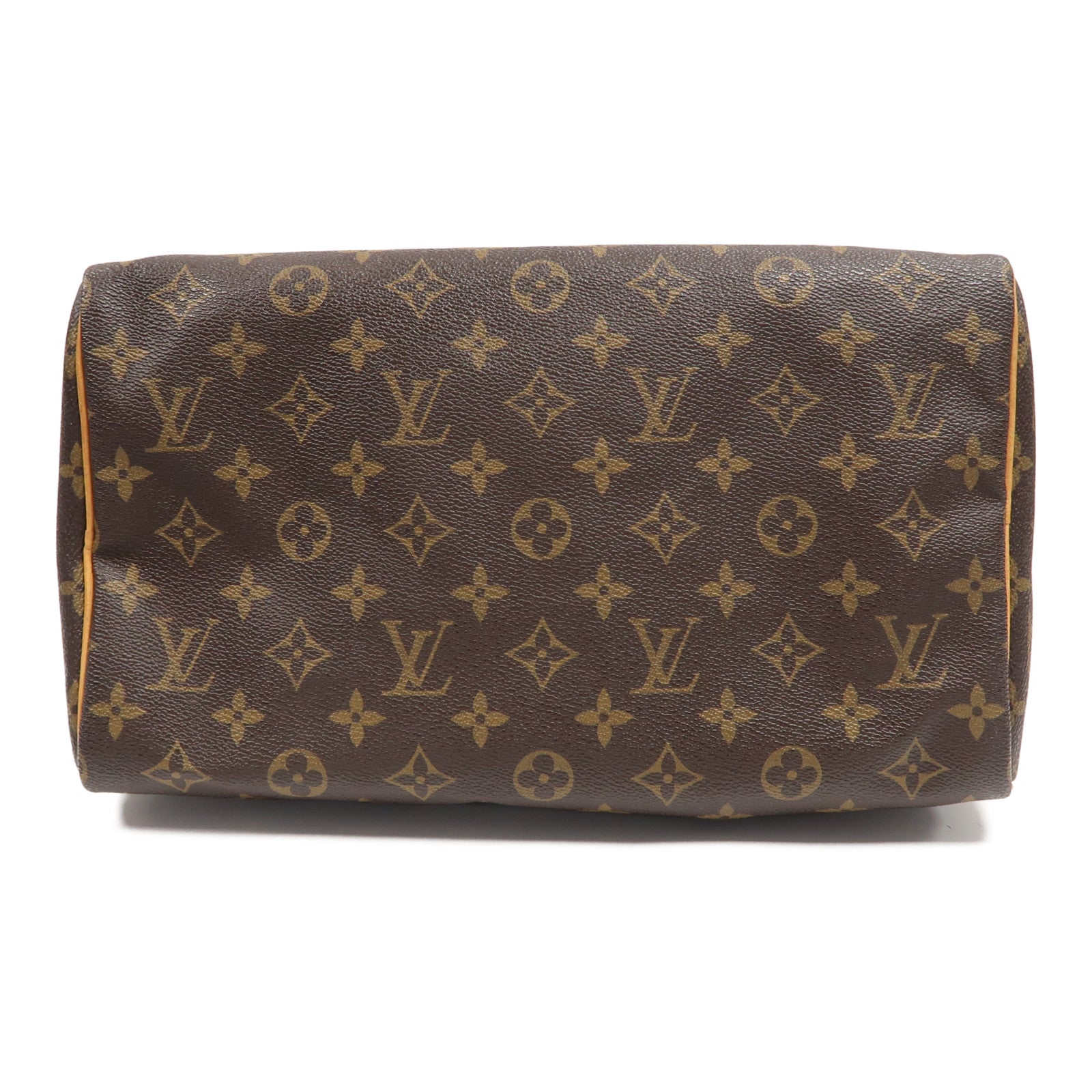 LOUIS VUITTON Monogram Speedy 30金扣手挽袋啡色
