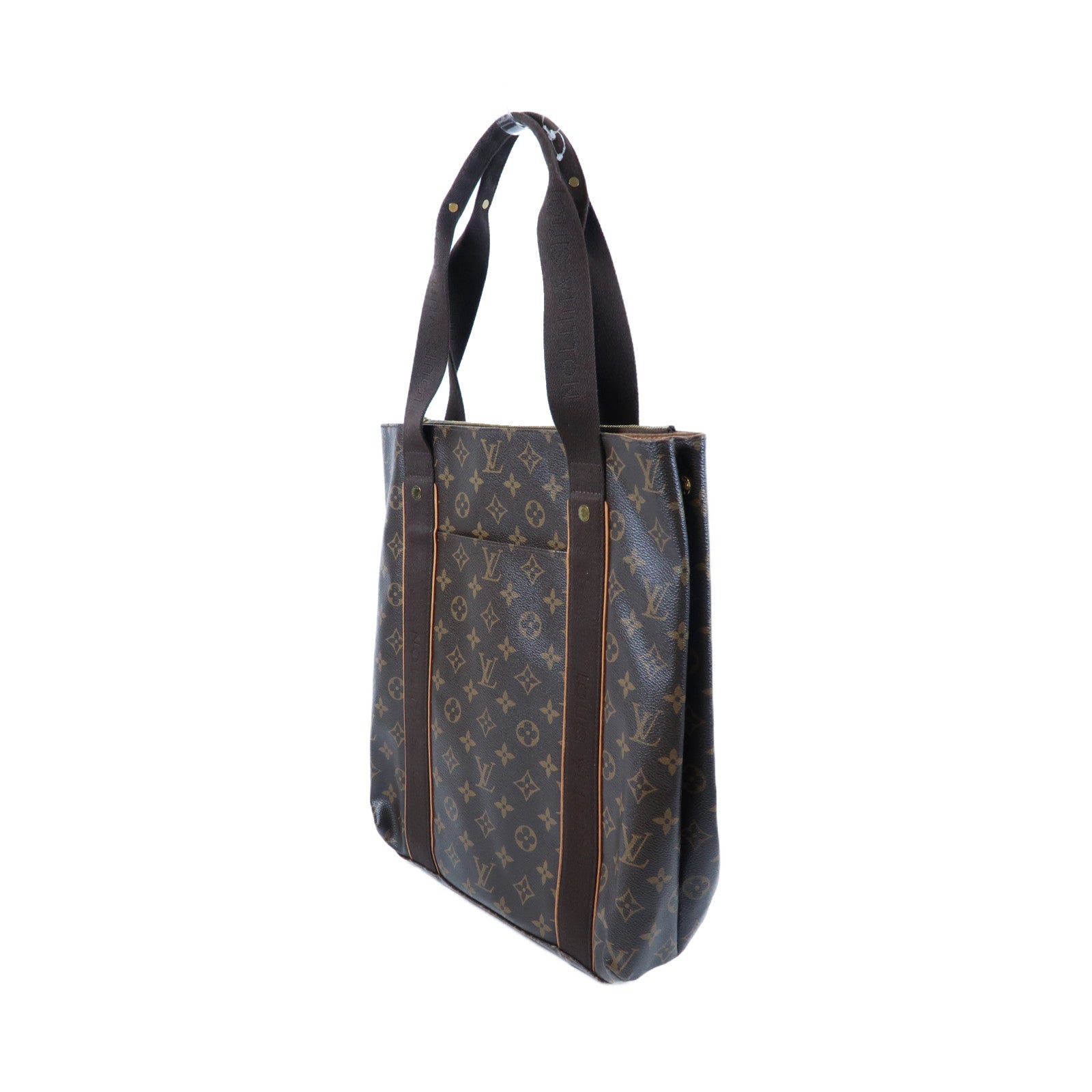 LOUIS VUITTON Monogram Beaubourg金扣手挽袋啡色