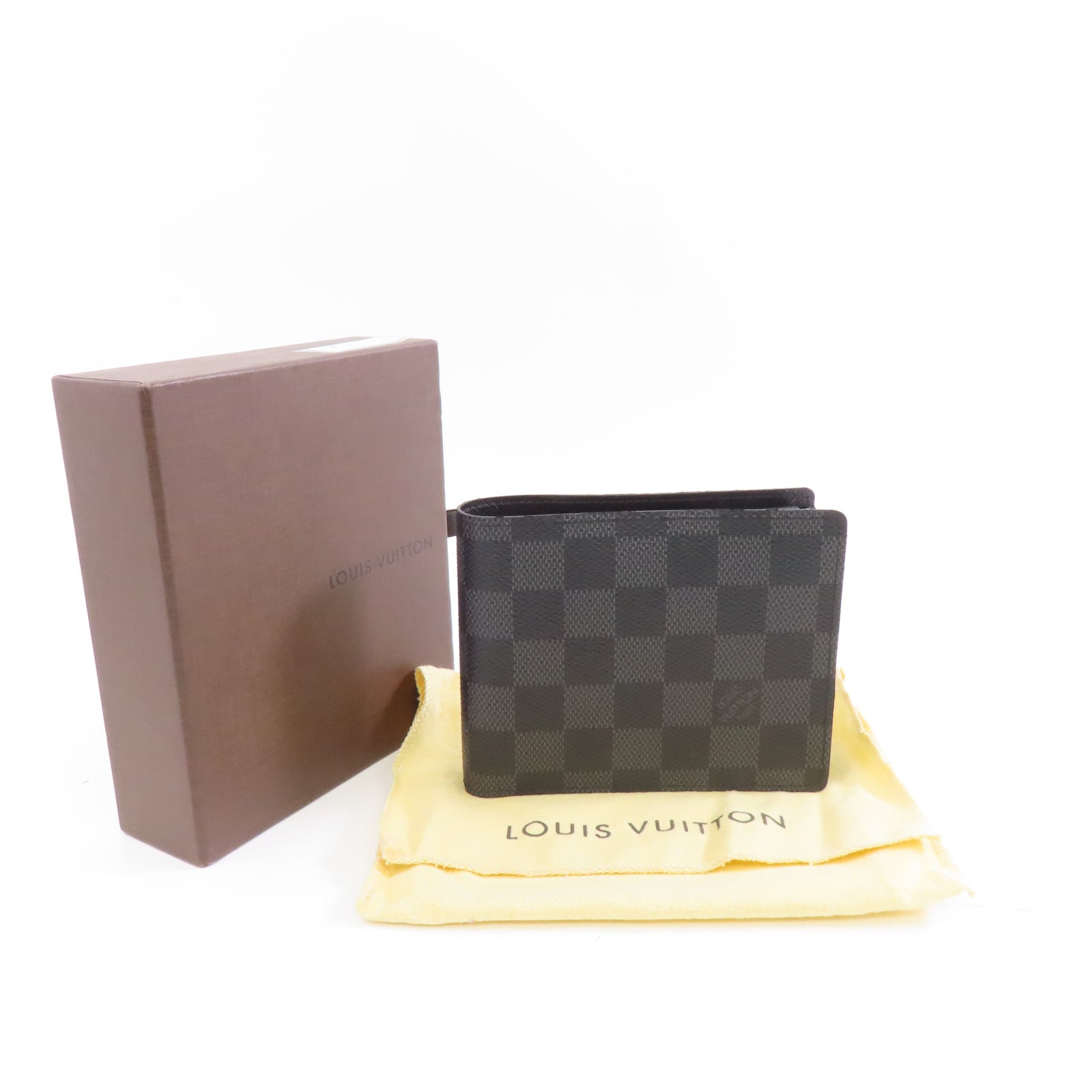 LOUIS VUITTON Damier Graphite Wallet錢包黑色
