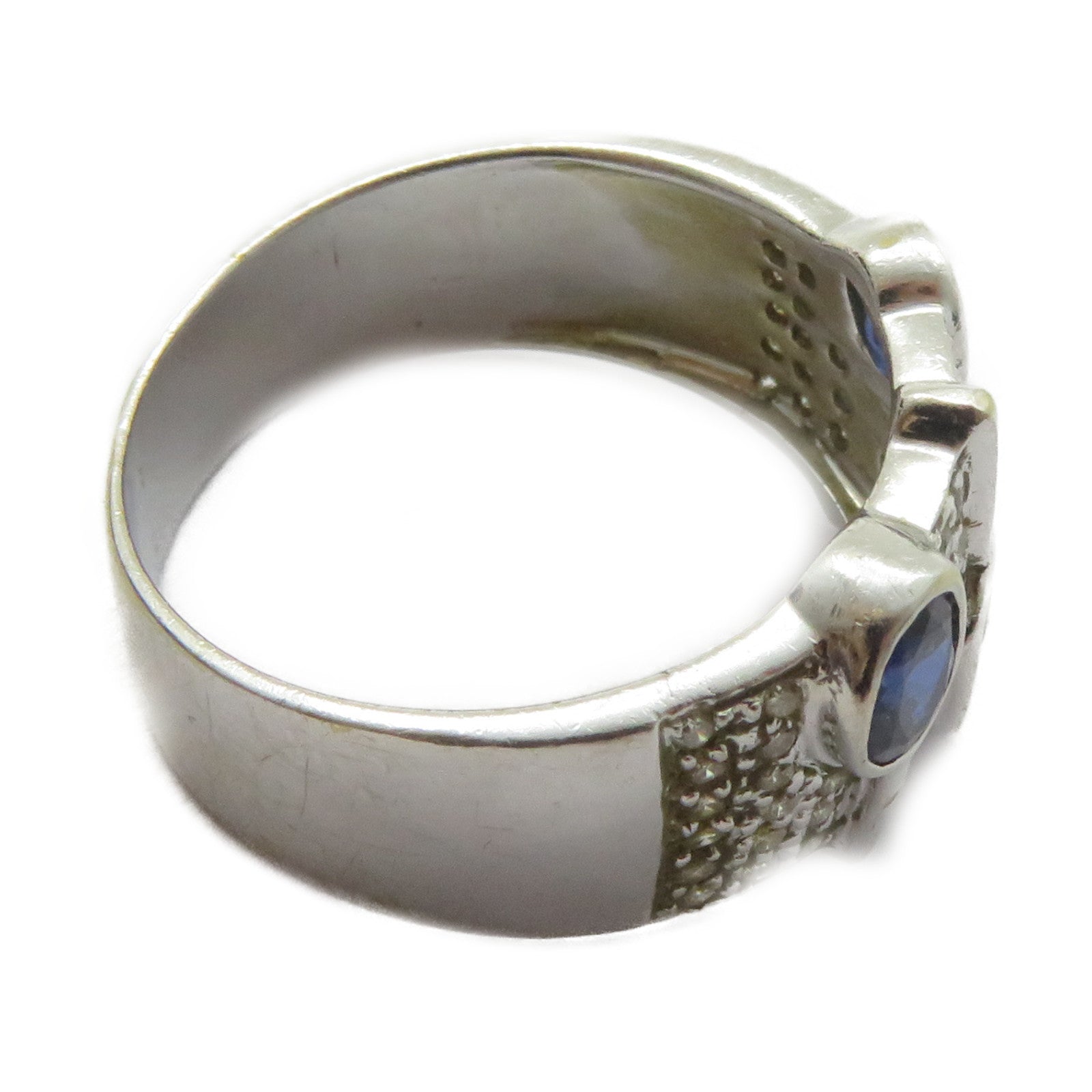 JEWELRY 【激減優惠】18K白金Diamond Ring鑽石戒指US#8