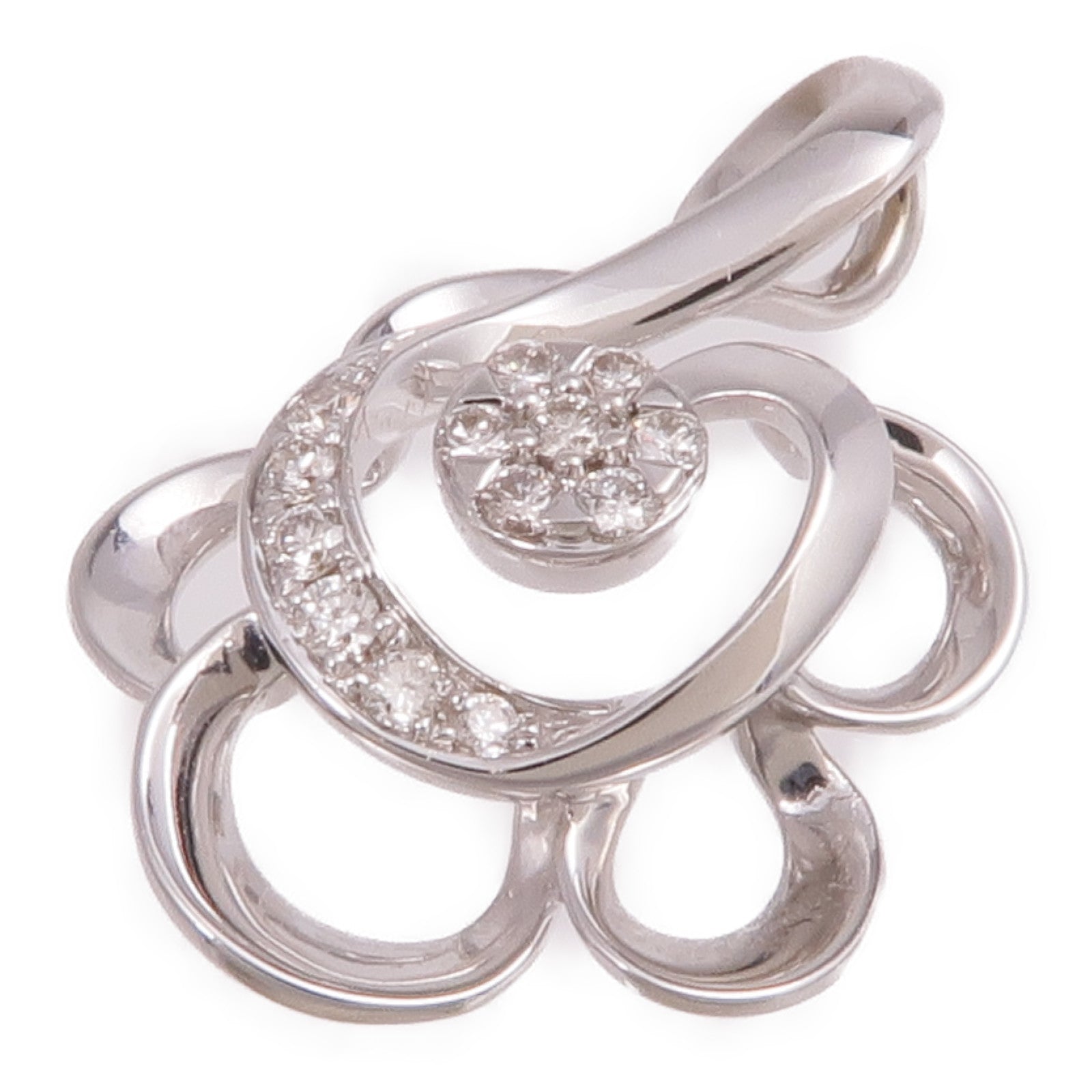 JEWELRY 【激減優惠】18K白金Diamond Pendant鑽石吊墜
