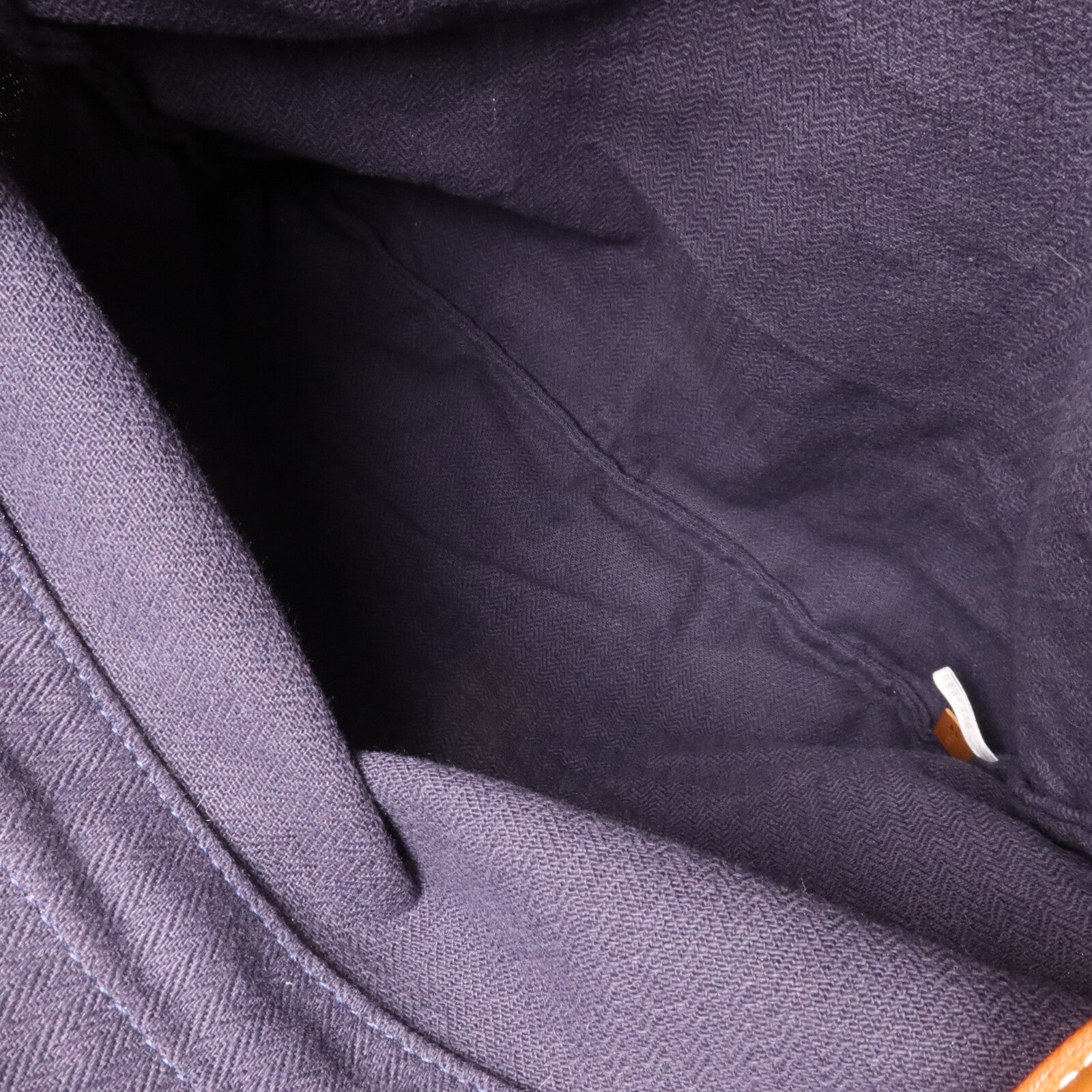 HERMES 帆布Aline肩背袋Blue/Brown