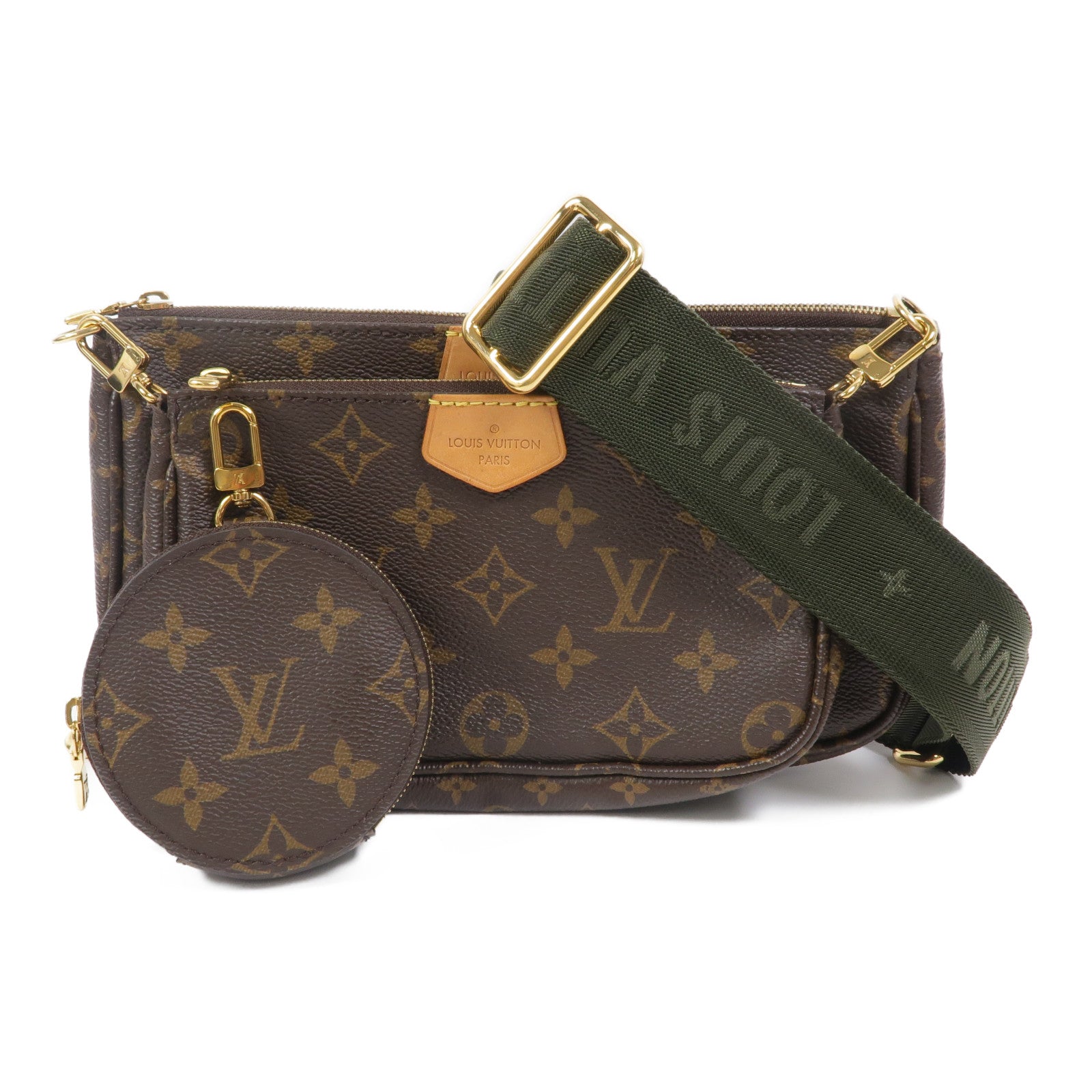 LOUIS VUITTON Monogram Multi Pochette Accessoires金扣肩背袋