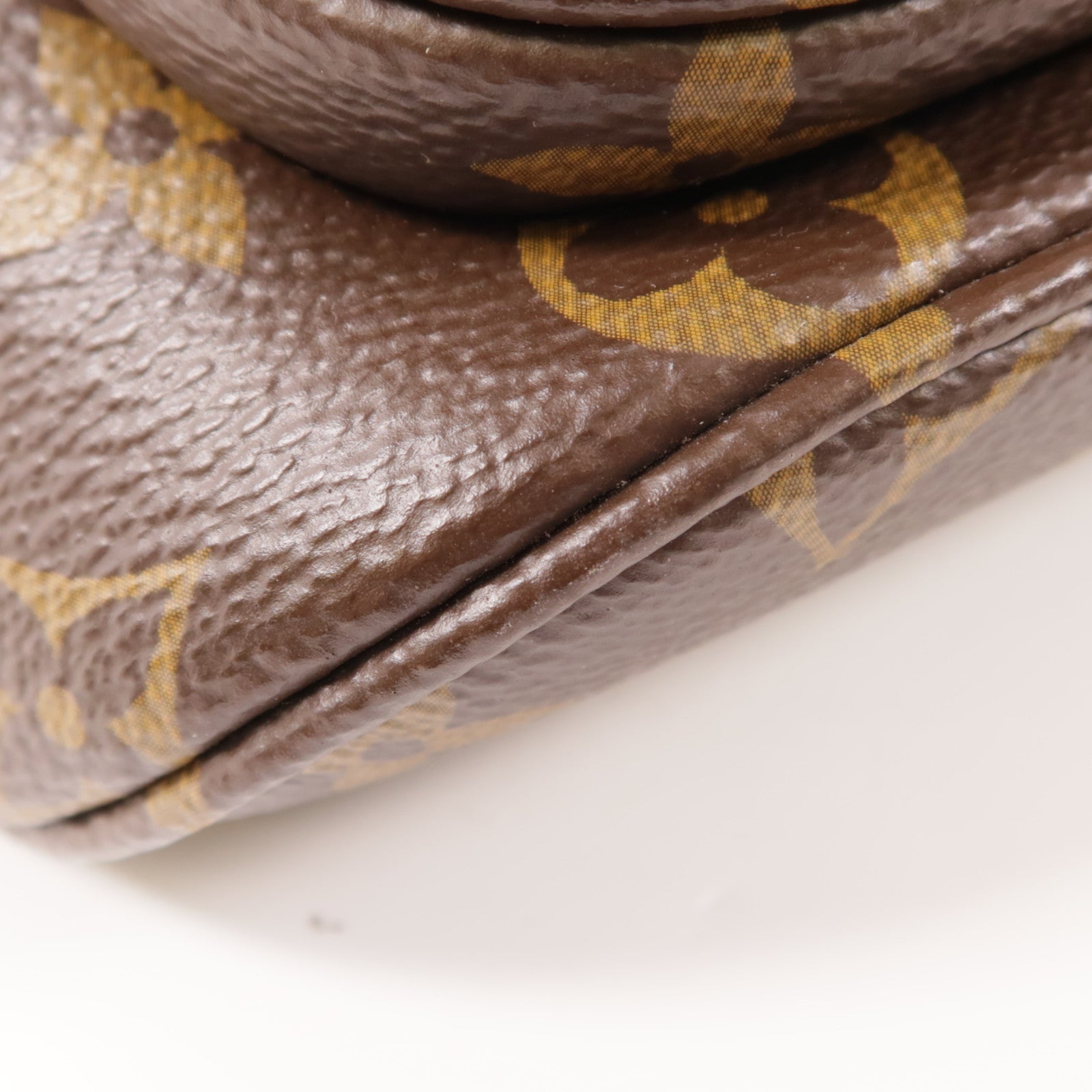 LOUIS VUITTON Monogram Mini Bumbag金扣鏈帶手挽肩背兩用袋棕色