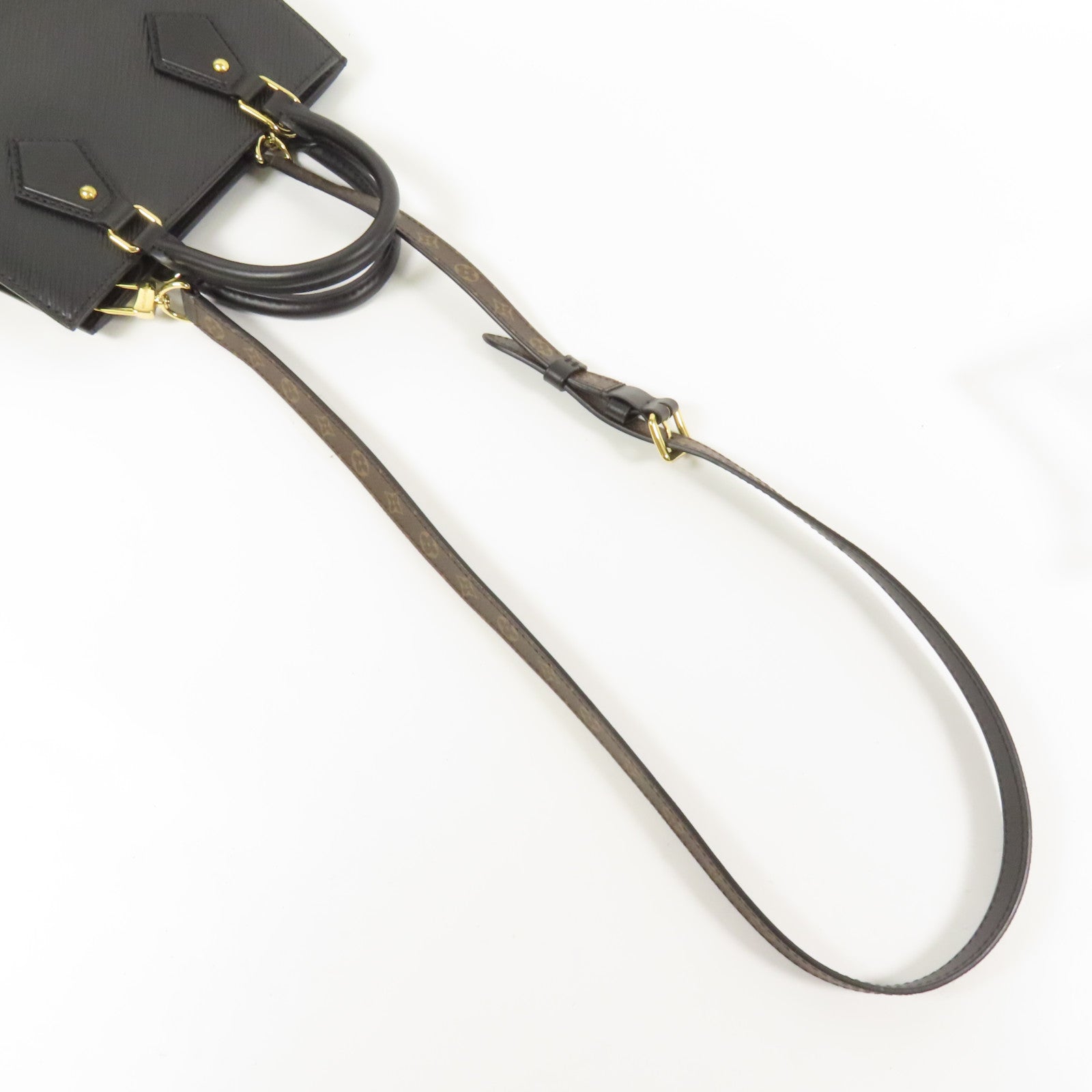 LOUIS VUITTON Epi Sac Plat BB金扣手挽肩背兩用袋