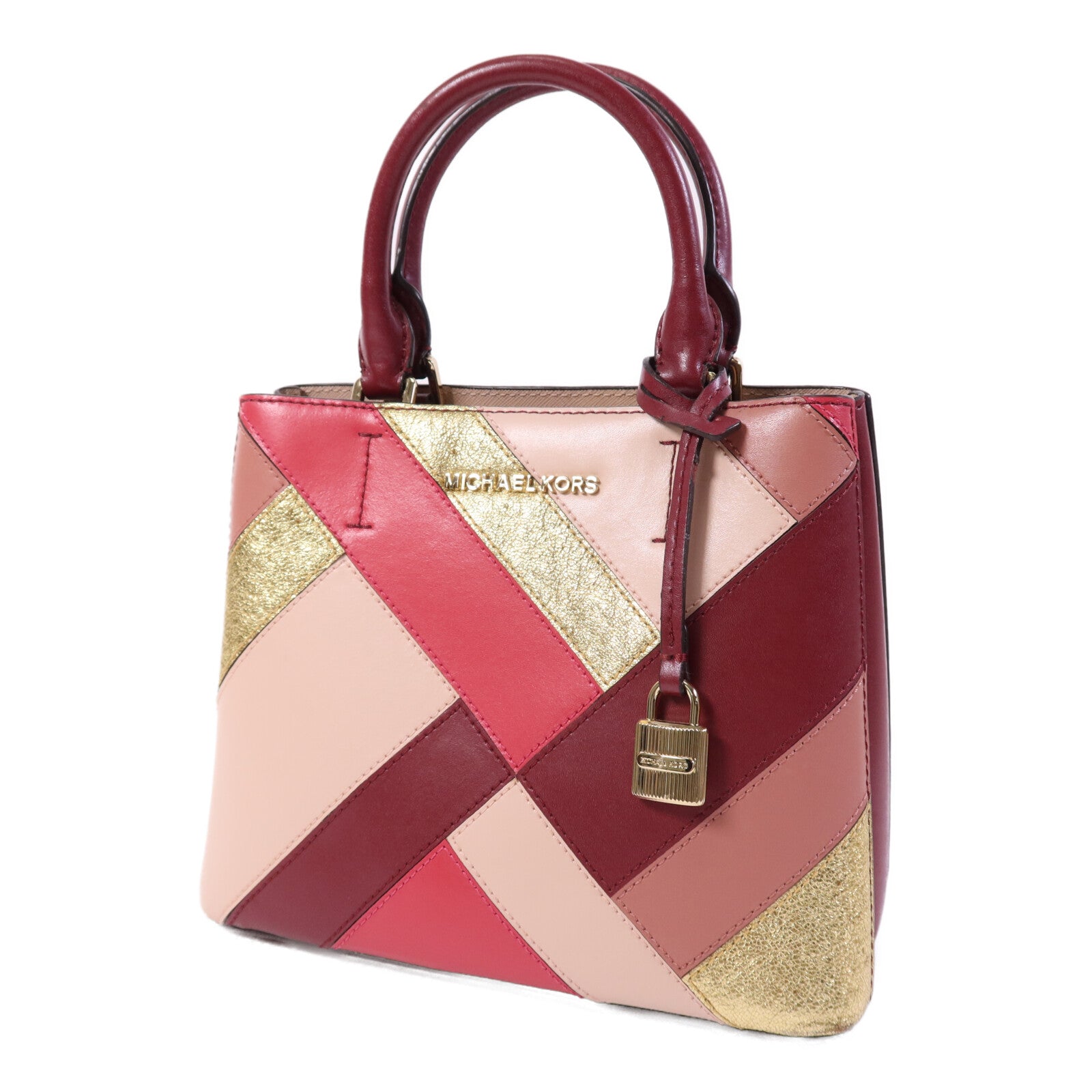 Michael Kors 皮革Hand Bag金扣手挽袋