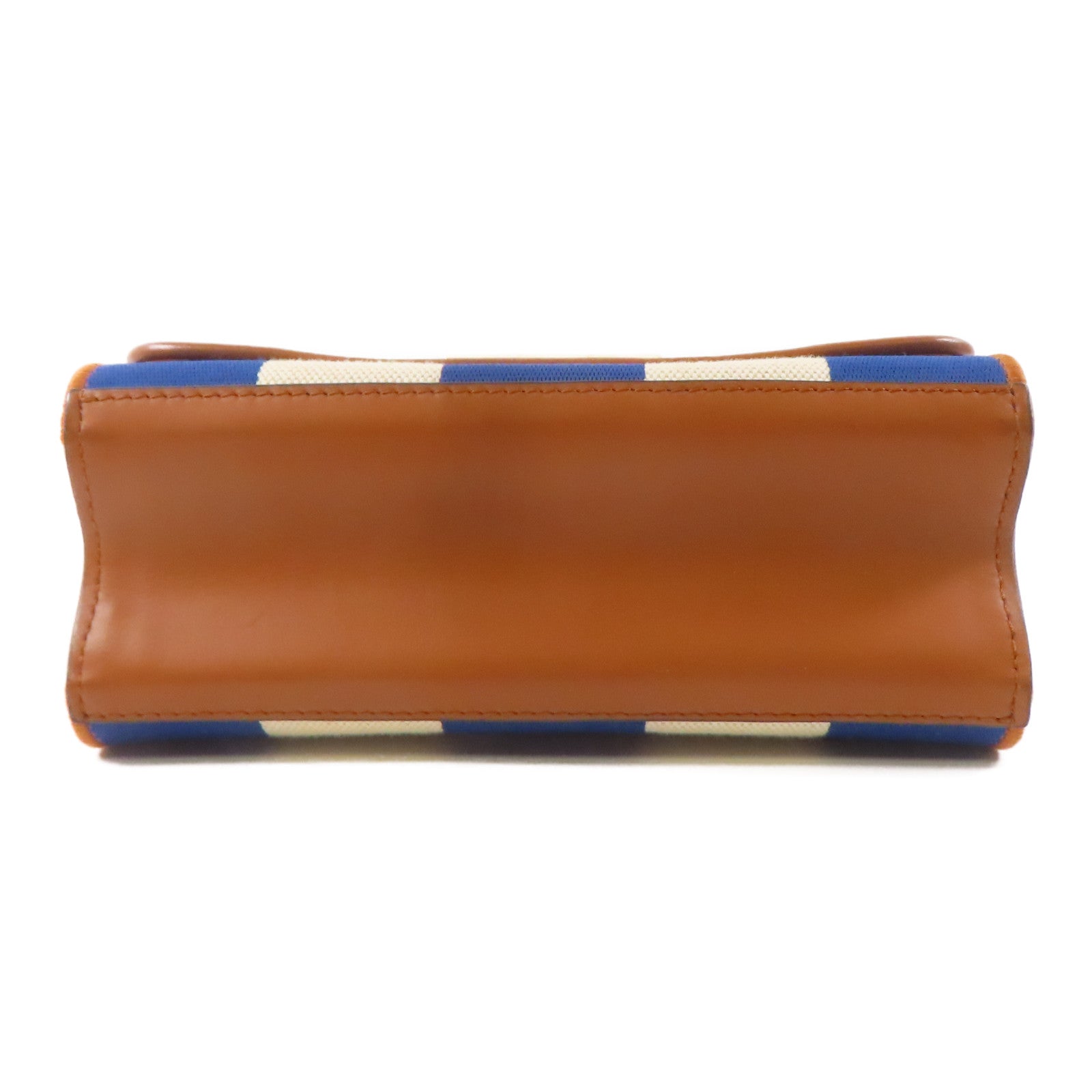 LOUIS VUITTON 帆布/皮革Twist金扣肩背袋藍色/白色/啡色