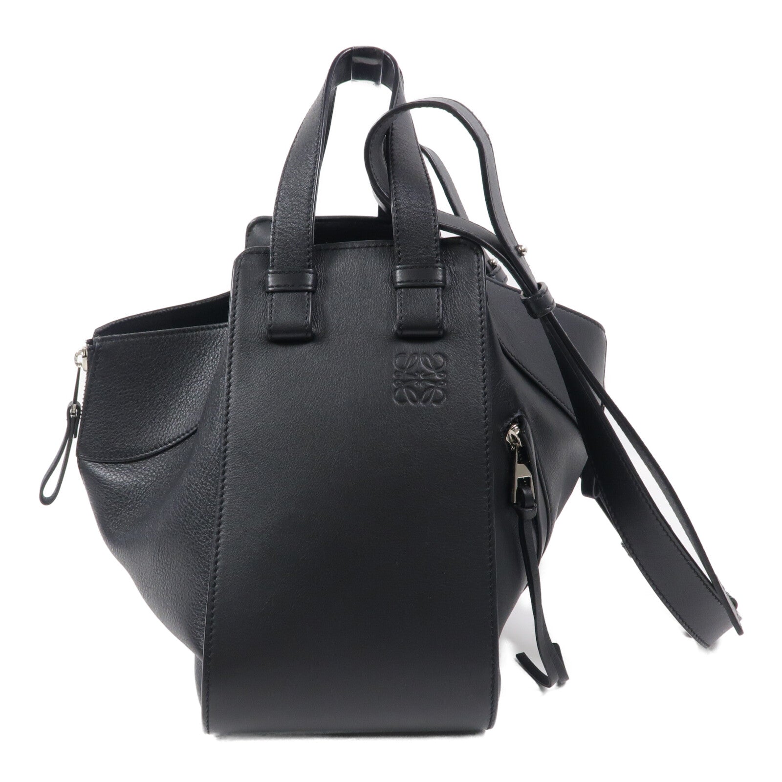 LOEWE 牛皮皮革Hammock Small手挽肩背兩用袋
