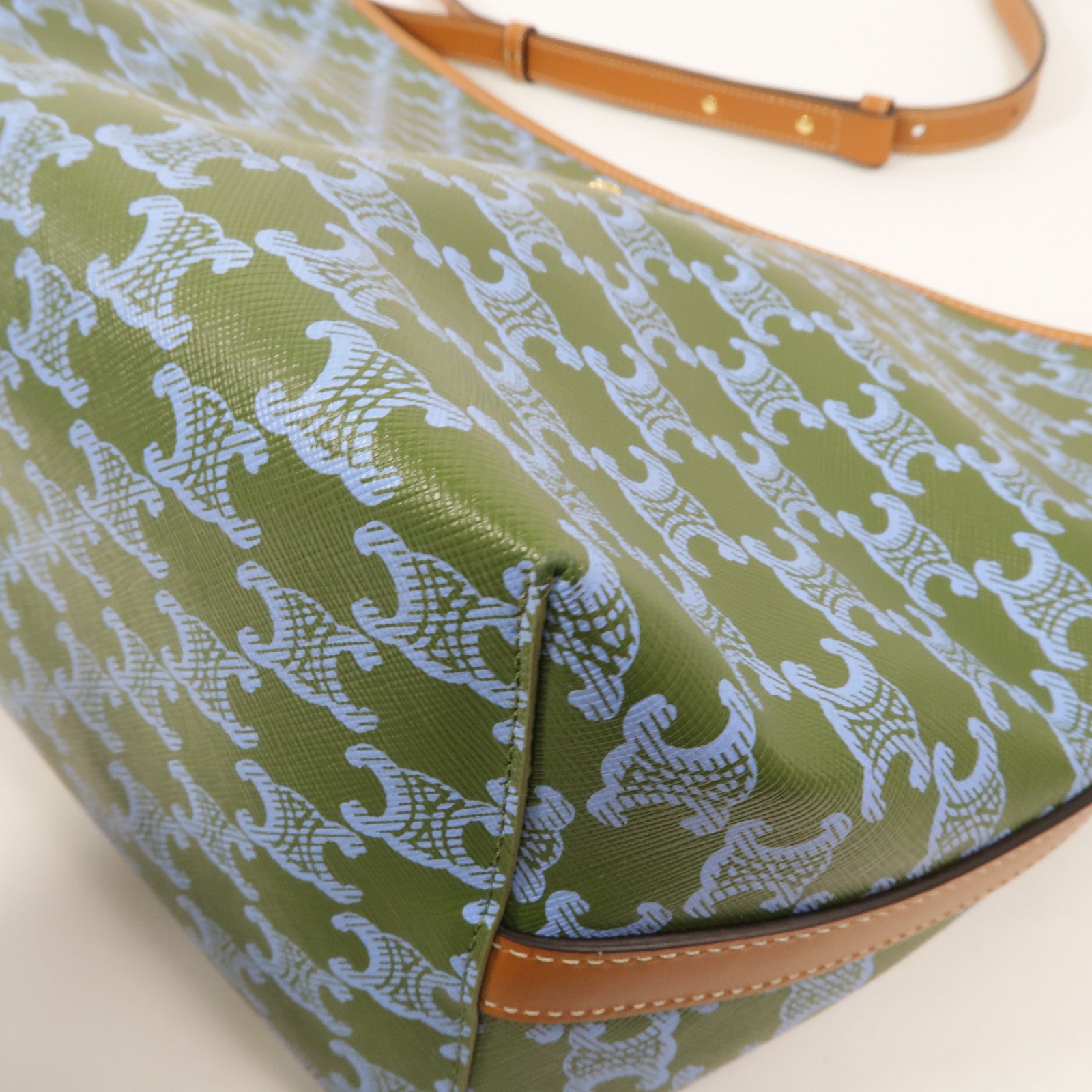 CELINE 塗層帆布Soft Shopper肩背袋
