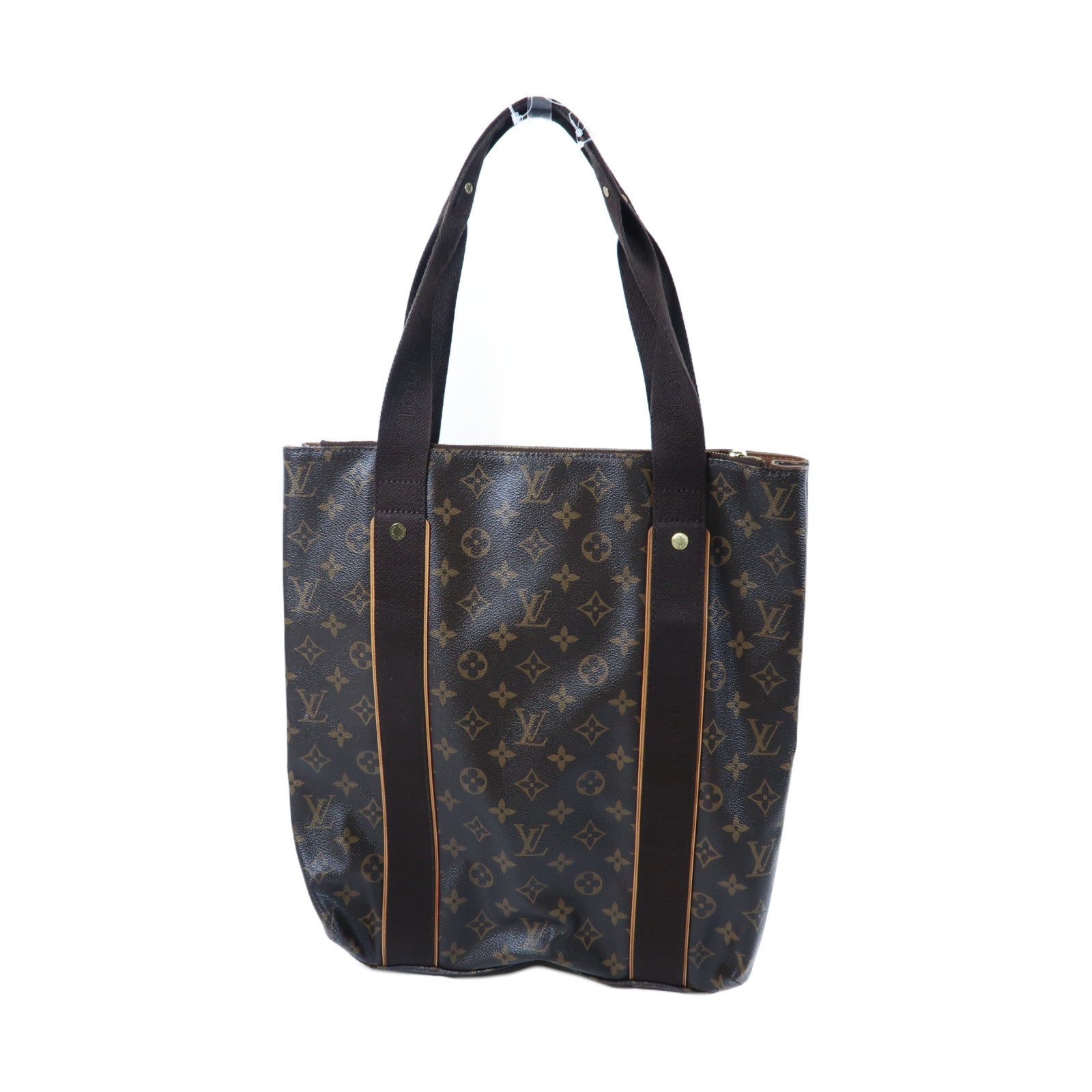 LOUIS VUITTON Monogram Beaubourg金扣手挽袋啡色