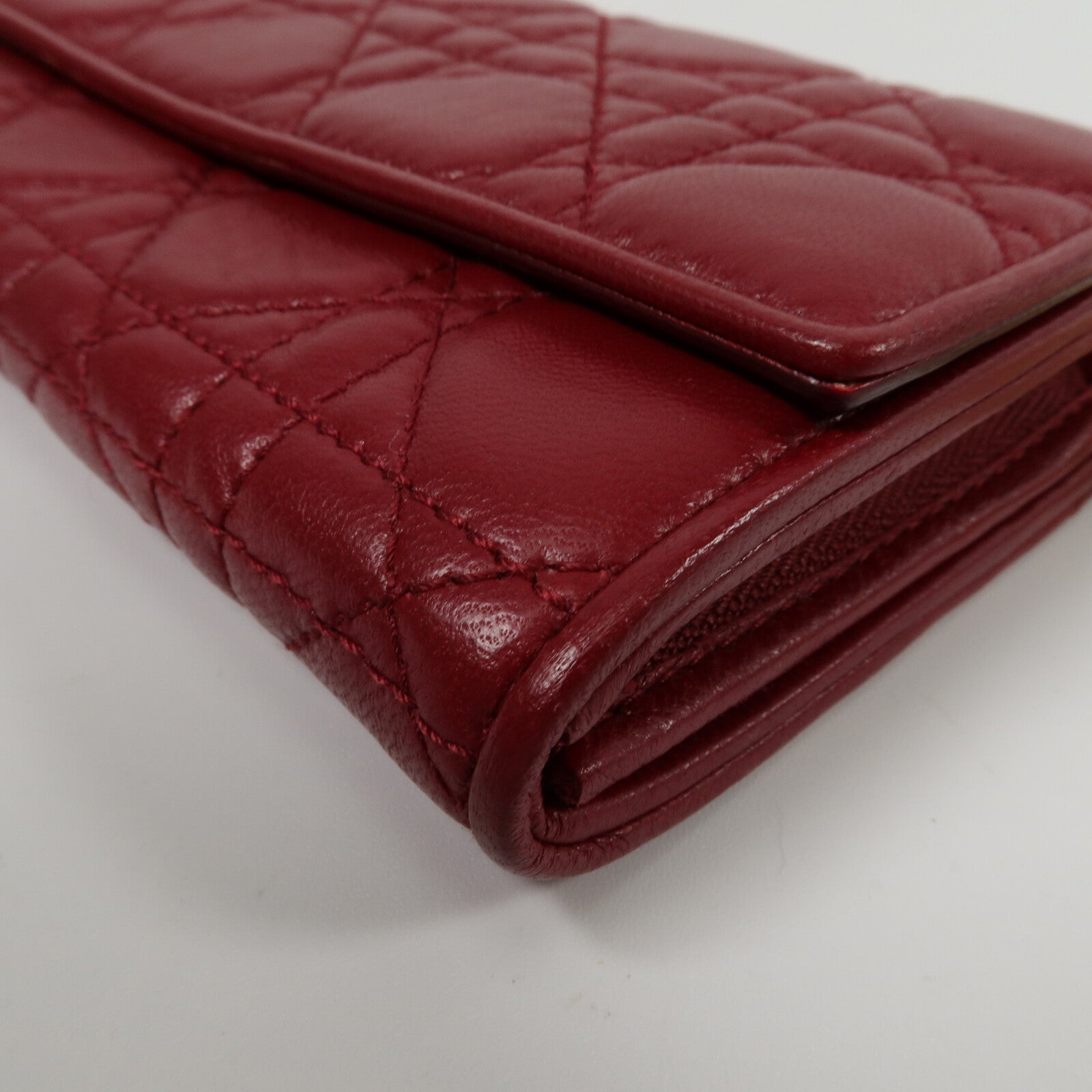 Dior 羊皮皮革Lady Dior Wallet On Chain鏈帶肩背袋