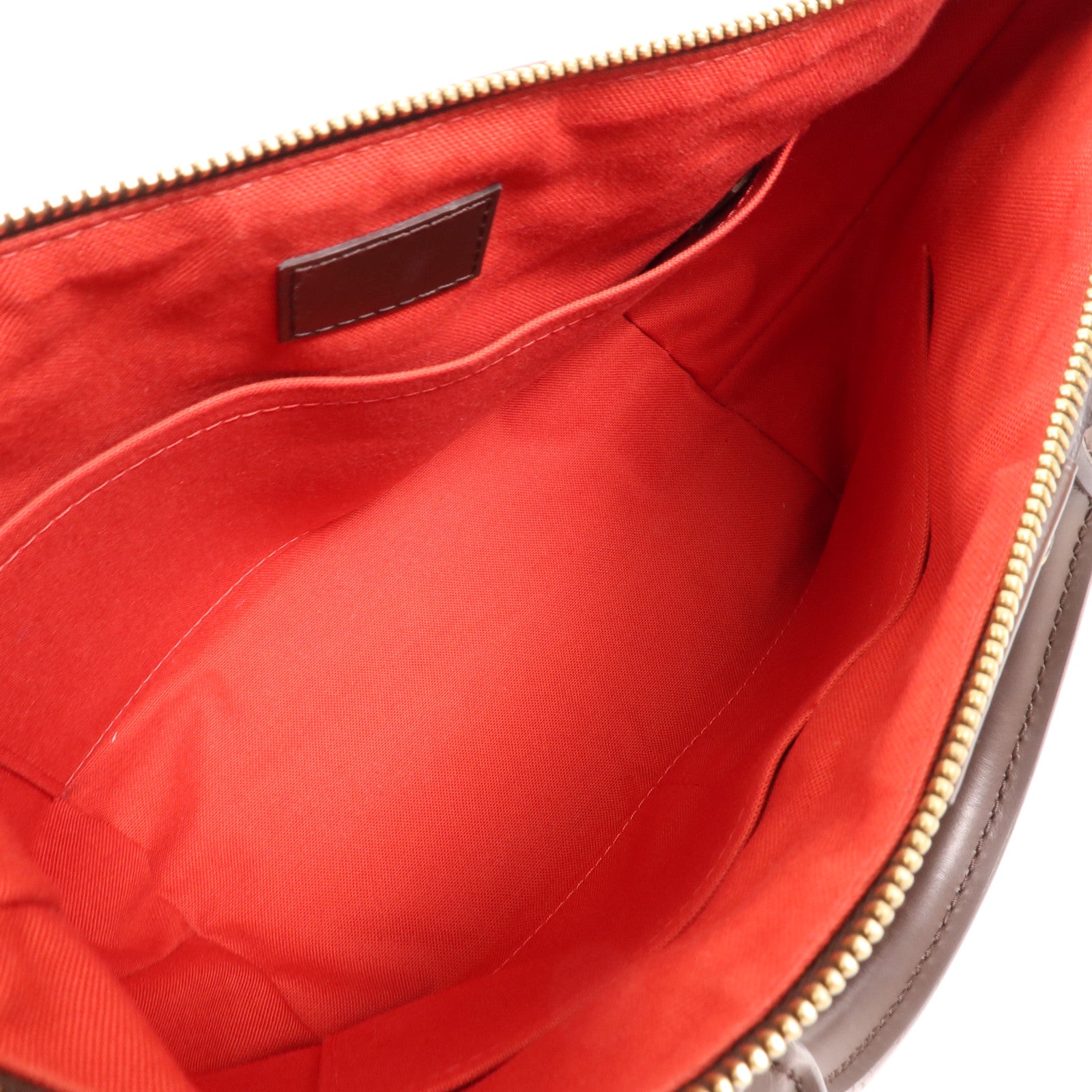 LOUIS VUITTON Damier Siena PM金扣手挽肩背兩用袋