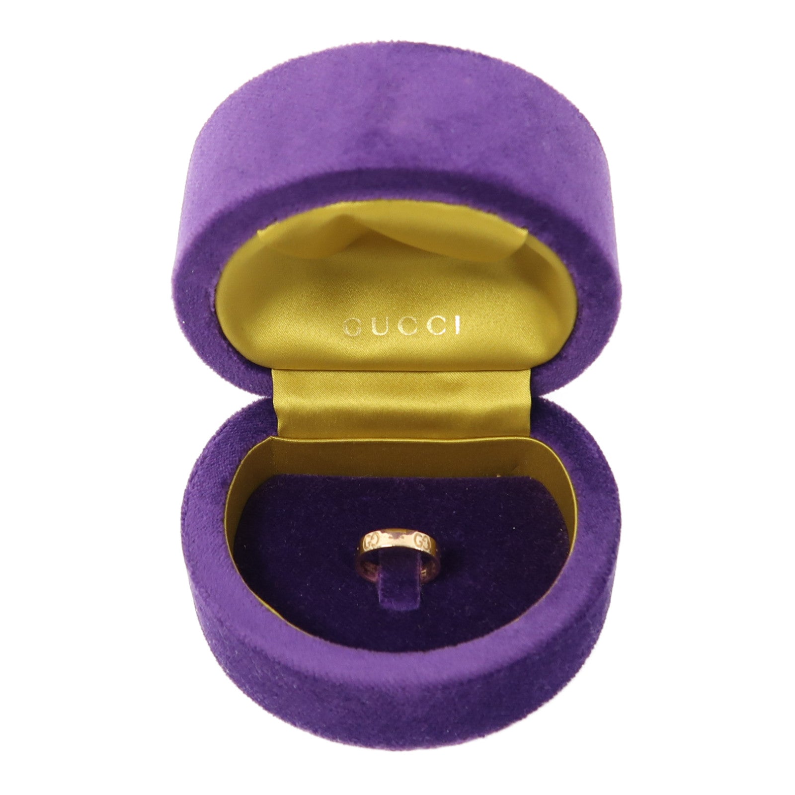 GUCCI 18K金Icon Thin Band戒指US#4.5