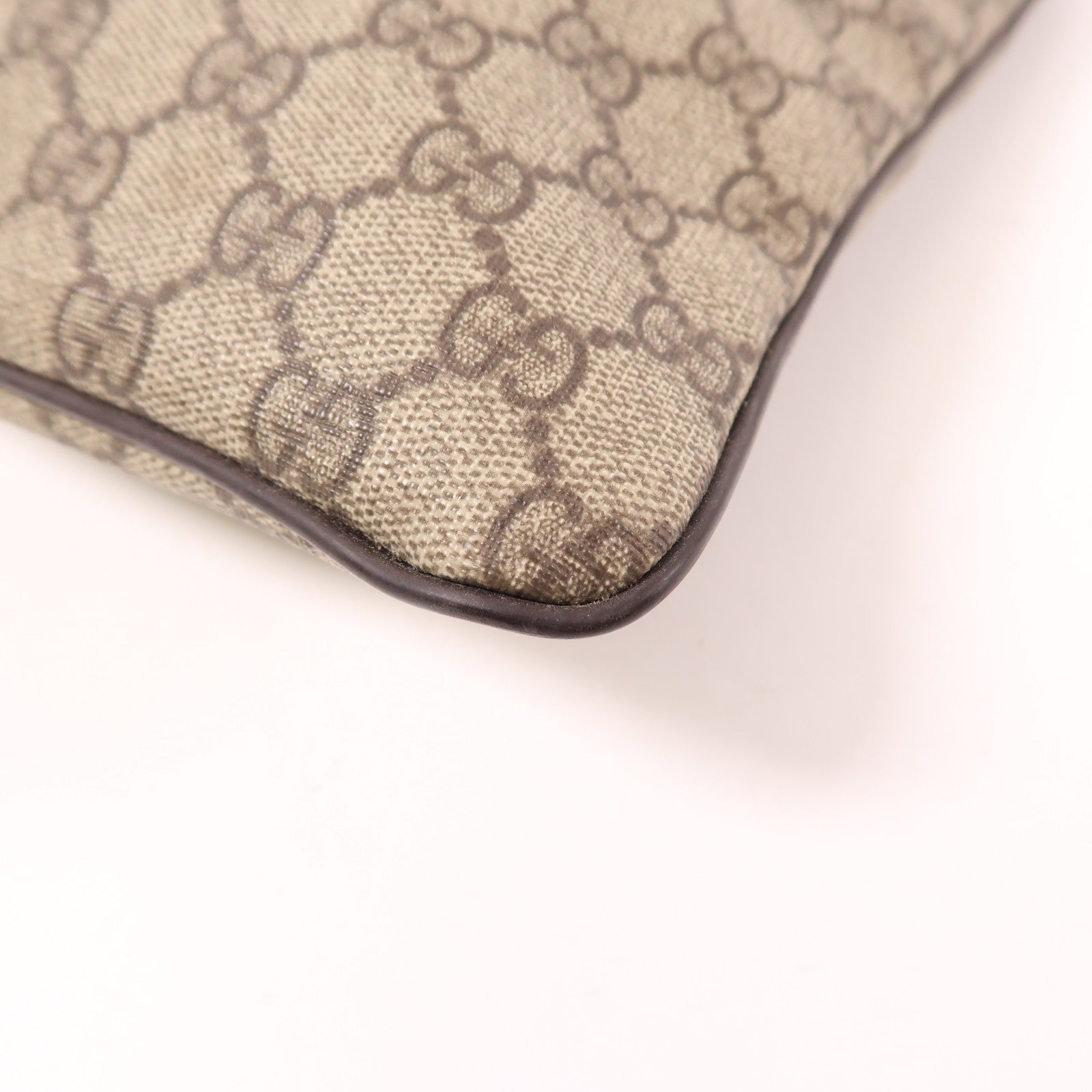 GUCCI 塗層帆布Shoulder Bag金扣肩背袋