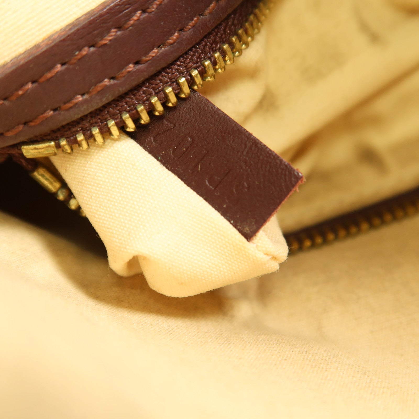 LOUIS VUITTON Monogram Mini Framcoise金扣手挽袋