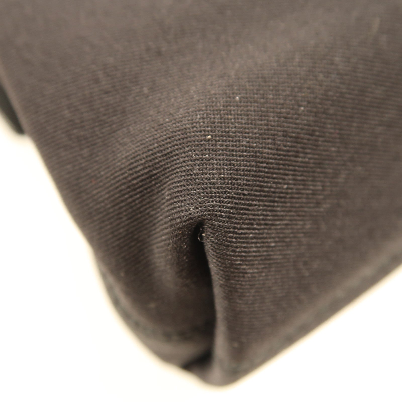 Salvatore Ferragamo 帆布/皮革Shoulder Bag銀扣肩背袋