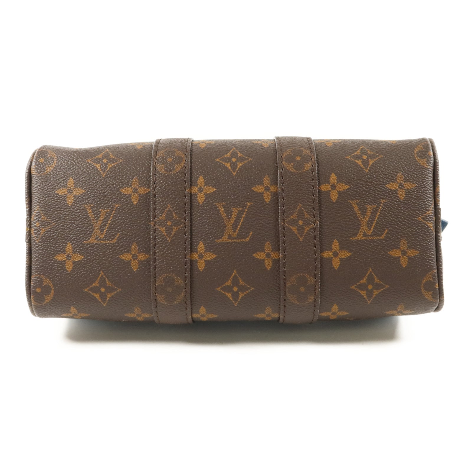 LOUIS VUITTON Monogram Keepall Bandouliere 25銀扣手挽肩背兩用袋