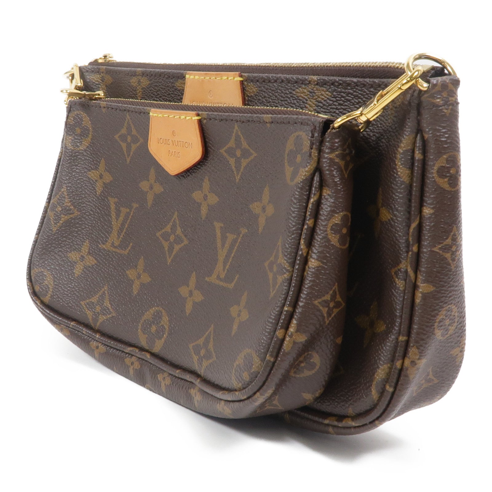 LOUIS VUITTON Monogram Multi Pochette Accessoires金扣肩背袋
