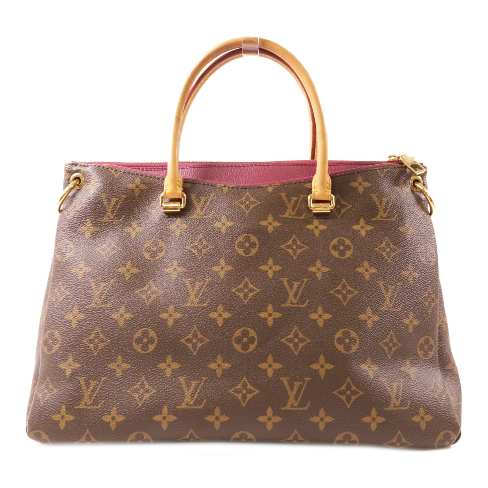 LOUIS VUITTON Monogram Pallas金扣手挽肩背兩用袋