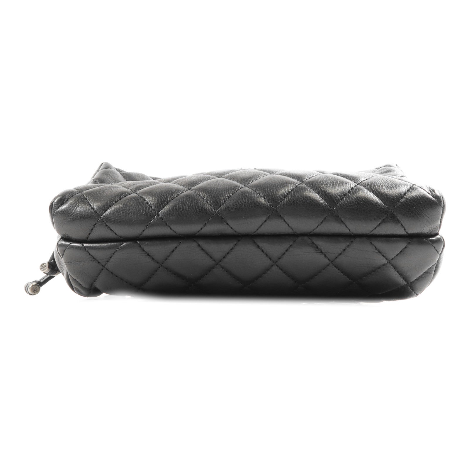 CHANEL 牛皮皮革Waist Bag銀扣腰包