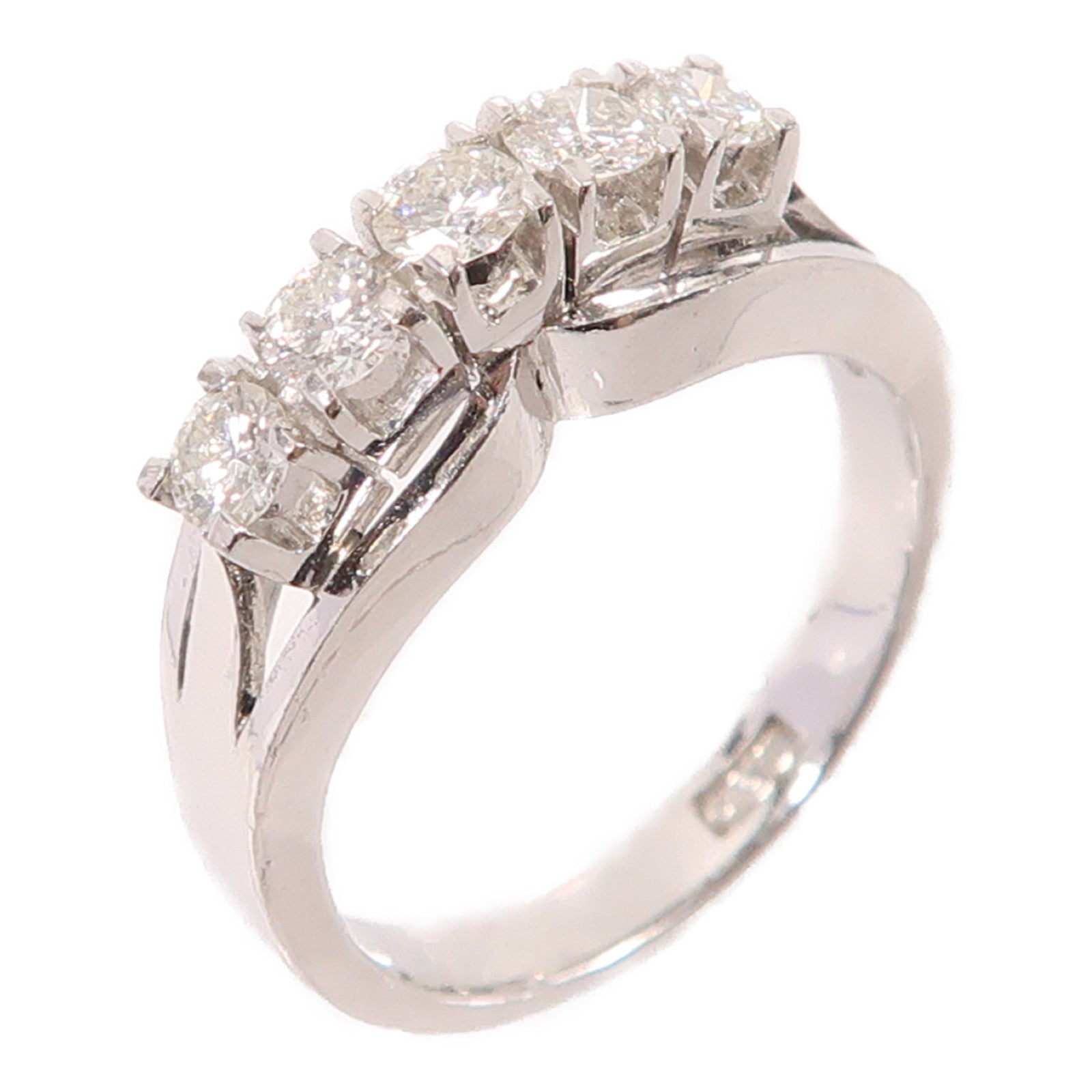 JEWELRY 8K白金Diamond鑽石戒指US#5.5