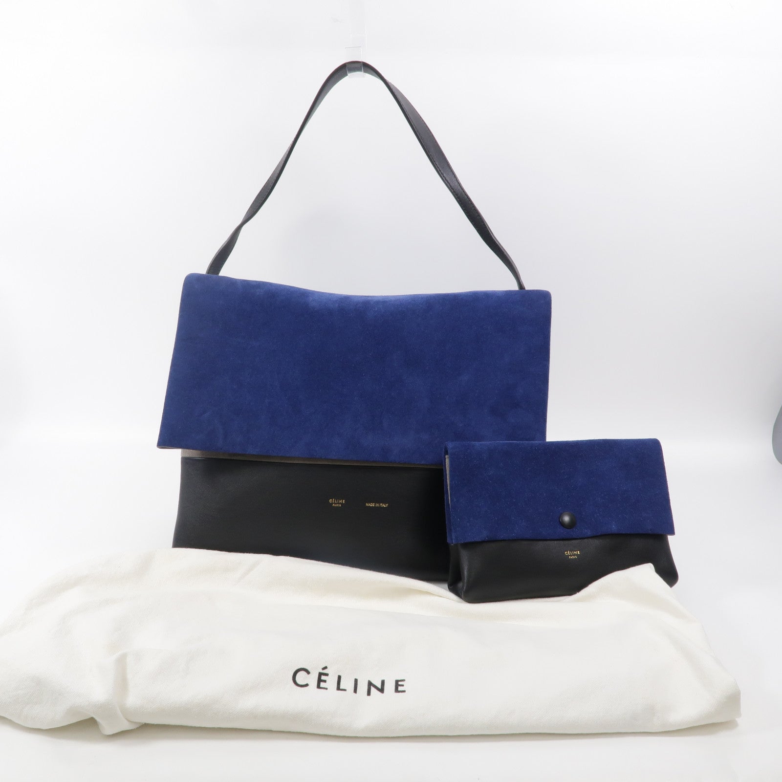 CELINE 麂皮/牛皮皮革All Soft肩背袋