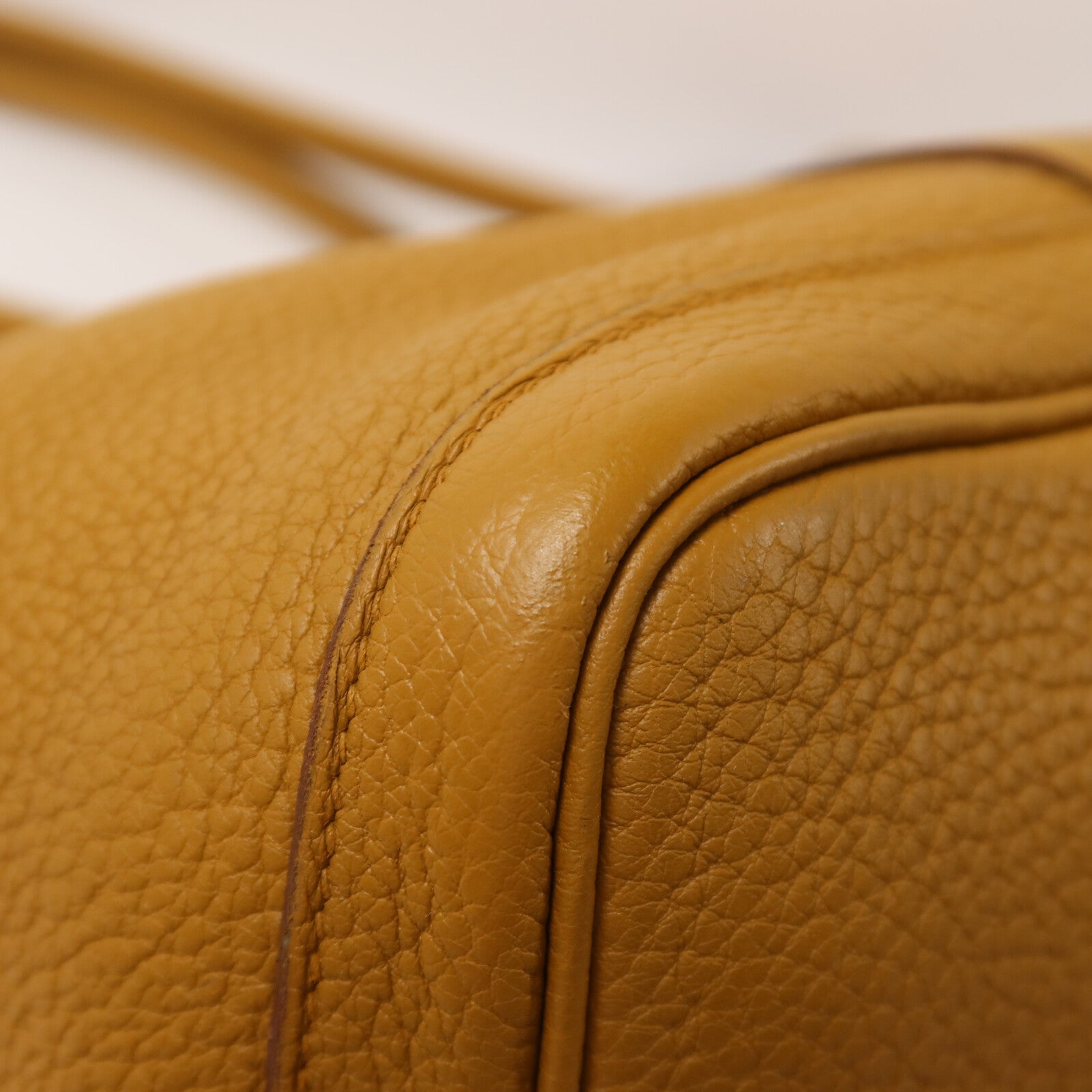 HERMES Negonda皮革Garden Party PM手挽袋Sesame