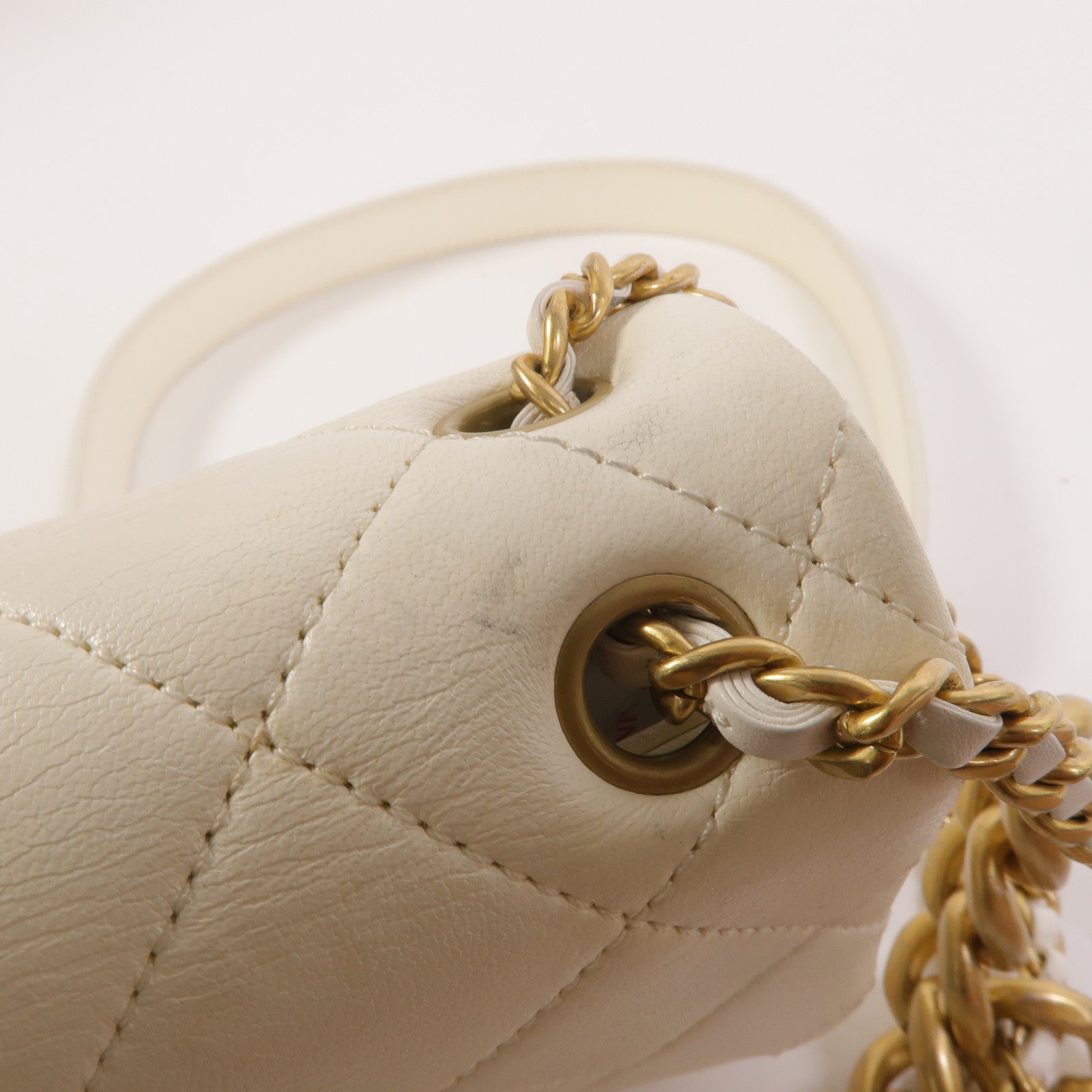 CHANEL 羊皮皮革Mini Flap Bag鏈帶肩背袋